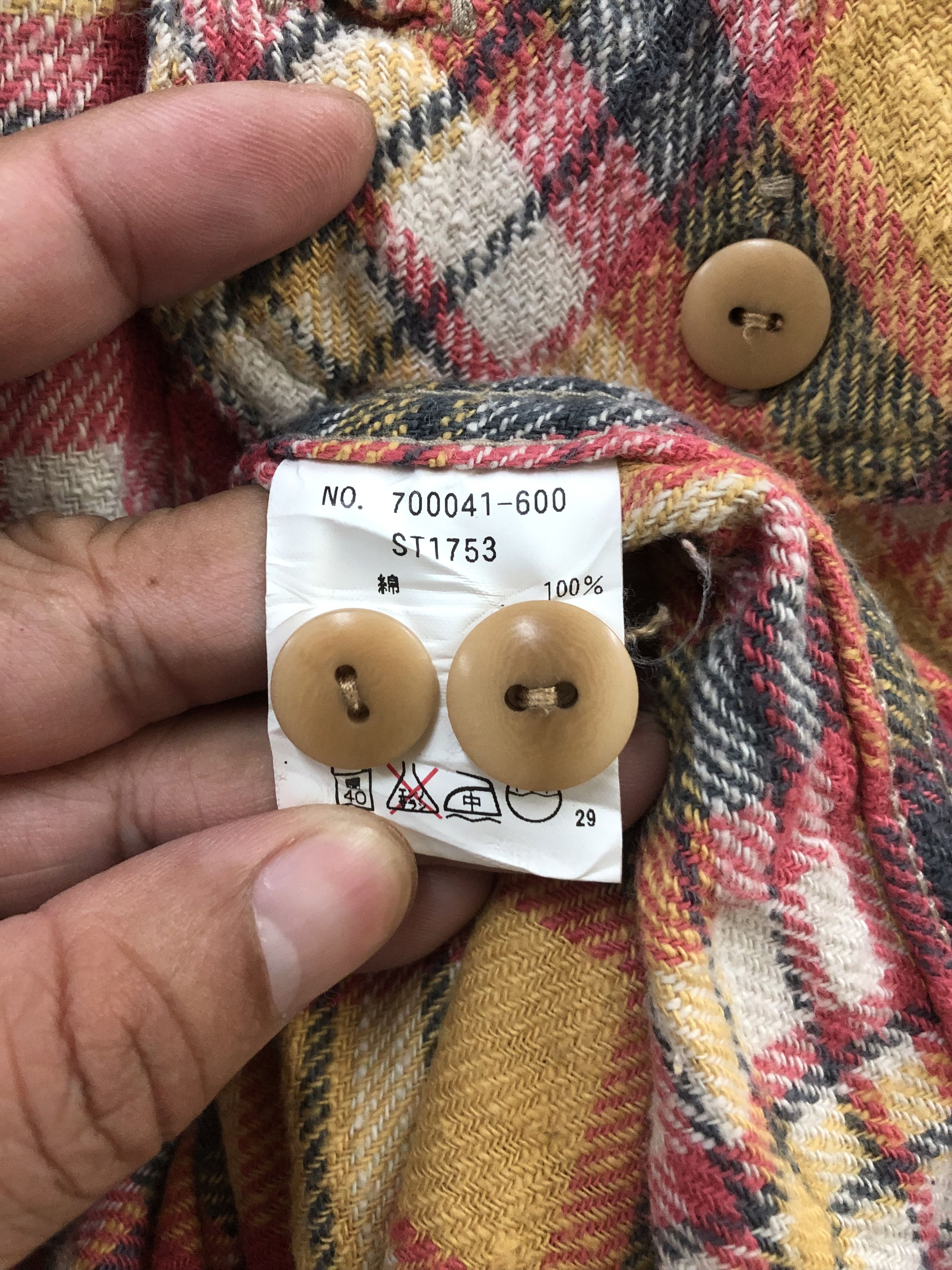 HOLLYWOOD RANCH MARKET HR Market Flannel Shirt Size US L / EU 52-54 / 3 - 4 Thumbnail