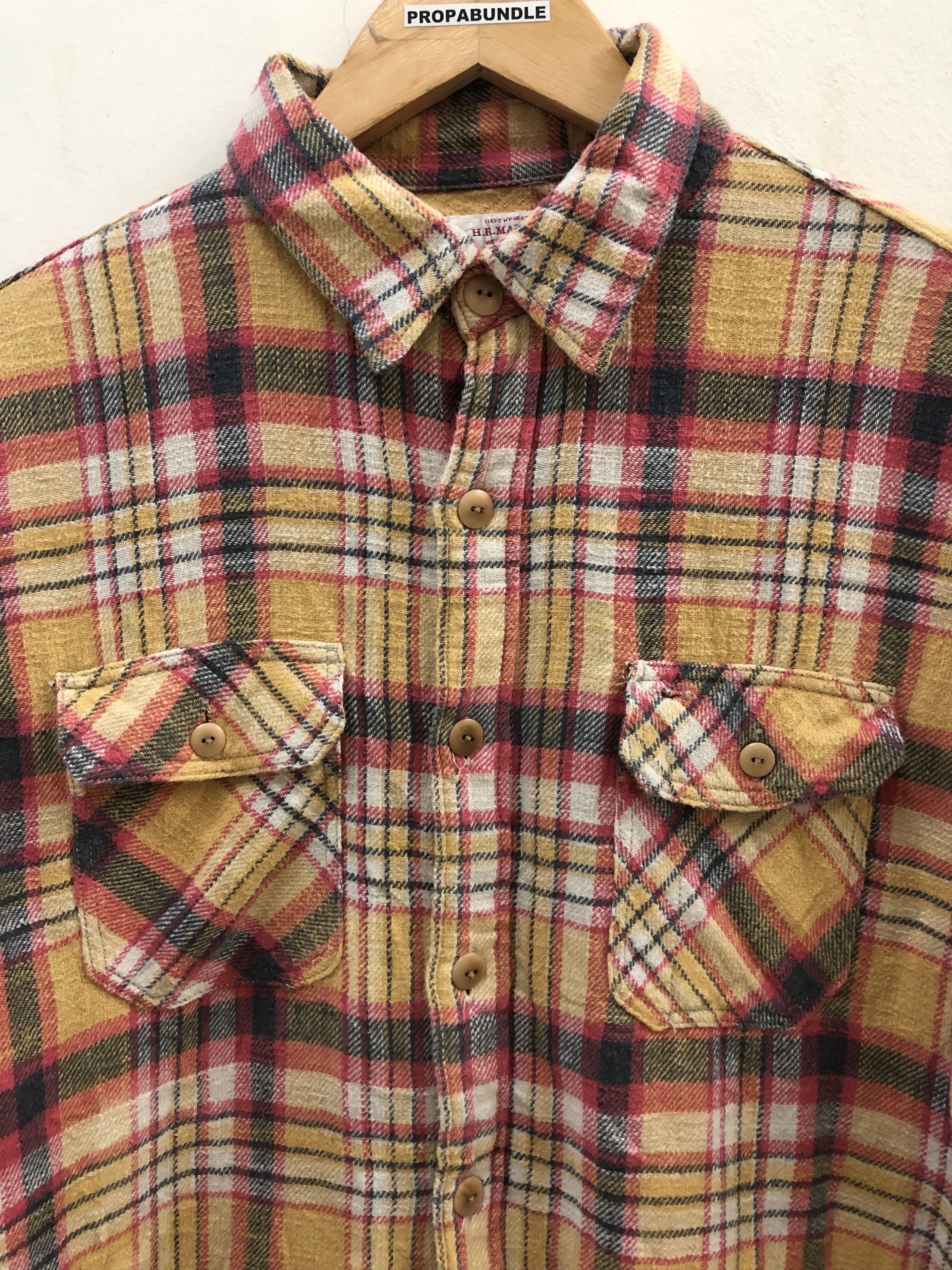 HOLLYWOOD RANCH MARKET HR Market Flannel Shirt Size US L / EU 52-54 / 3 - 2 Thumbnail