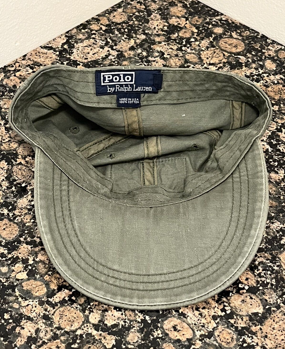 Polo Ralph Lauren Vintage Polo Ralph Lauren Sportsman Long Bill Hat Cap Sz M Size ONE SIZE - 4 Thumbnail