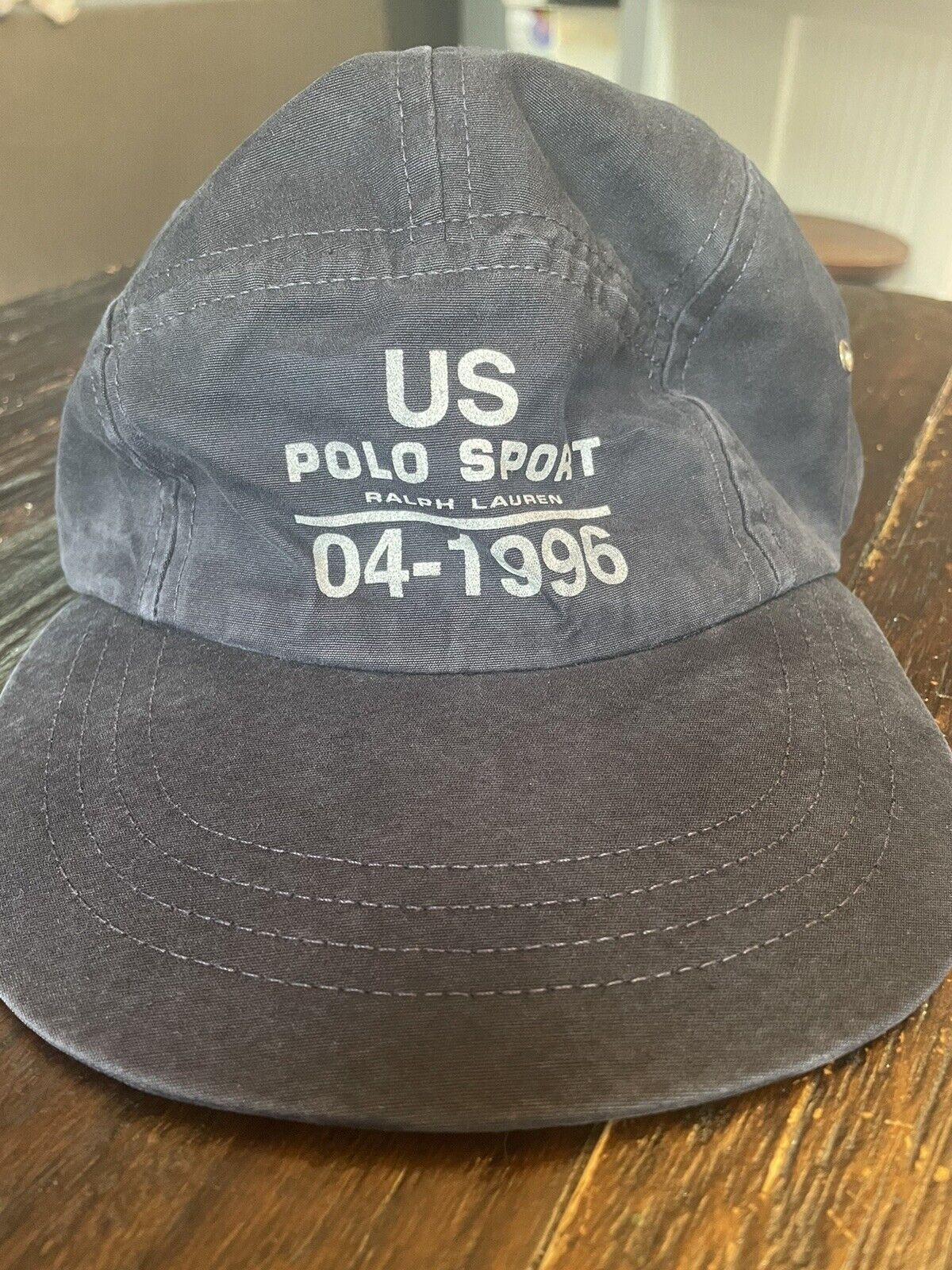 Polo Ralph Lauren VINTAGE POLO RALPH LAUREN US POLO SPORT 1996 FITTED HAT CAP Size 28 - 1 Thumbnail