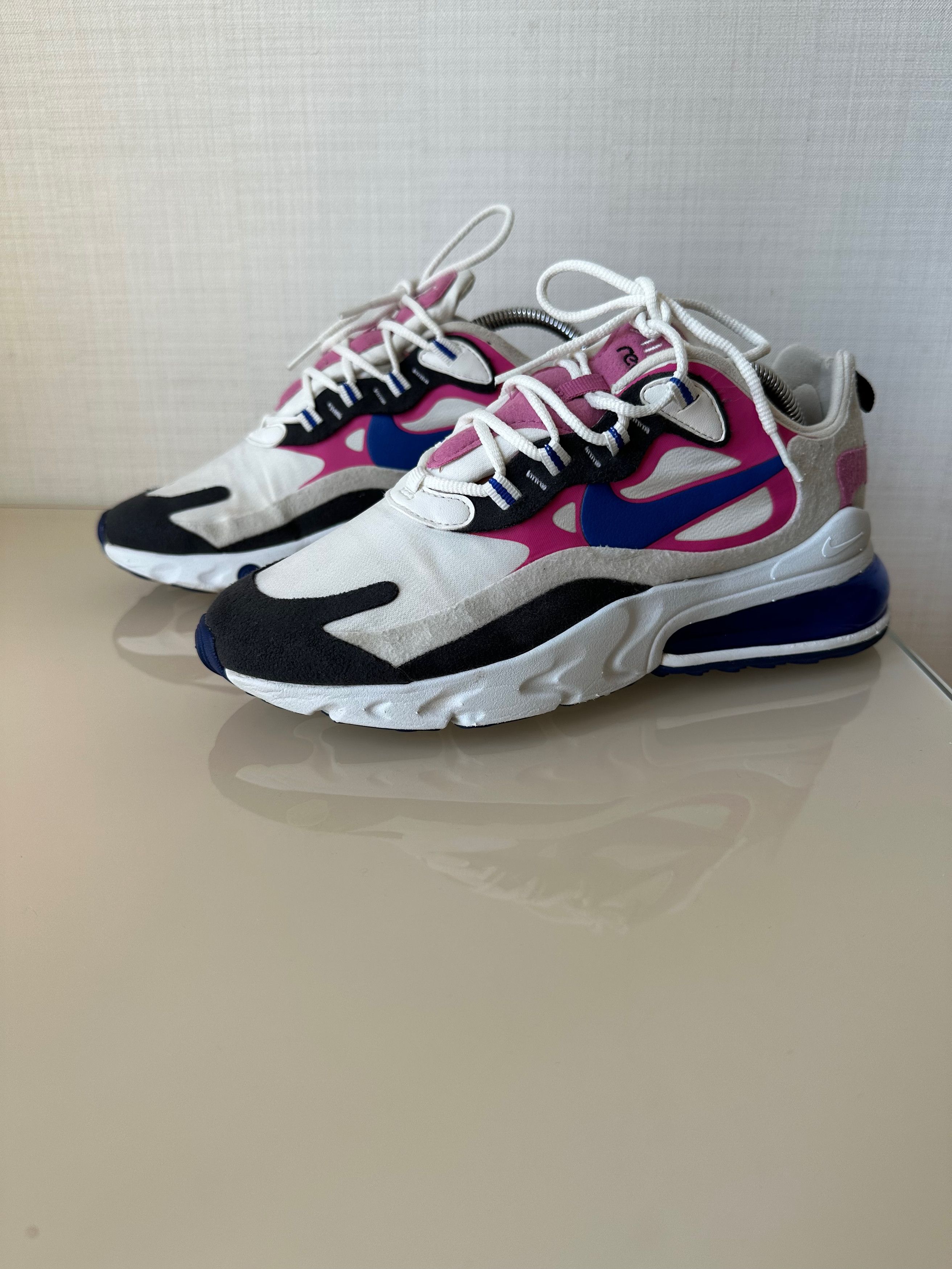Pink Air Max 270 React Runners Point Aunt Pearl Pink Size Nike 27