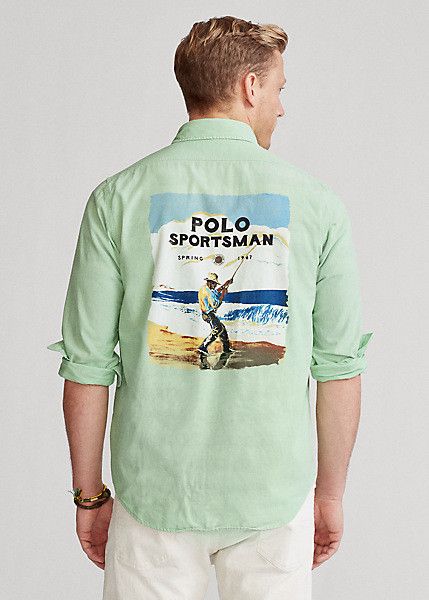 Polo Ralph Lauren Polo Ralph Lauren Classic Fit Sportsman Chambray shirt XL Size US XL / EU 56 / 4 - 1 Thumbnail