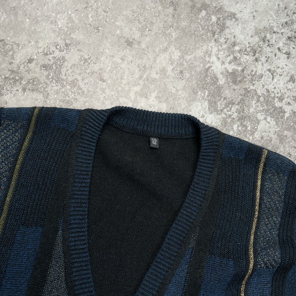 Vintage Vintage Knit Cardigan Sweater Size US XXL / EU 58 / 5 - 4 Thumbnail