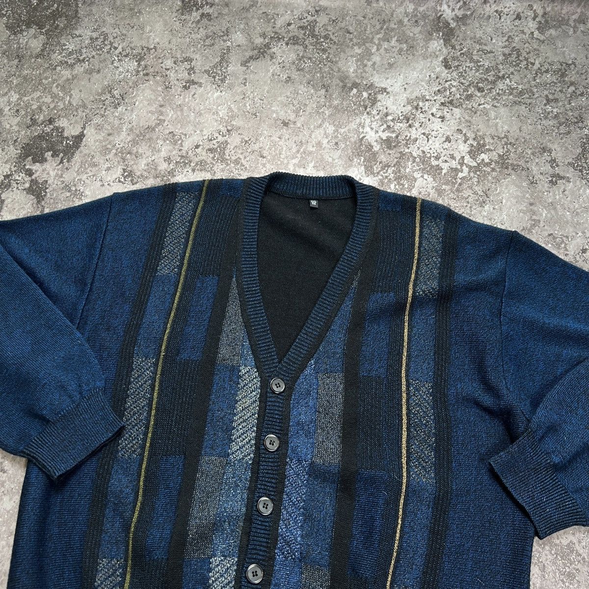 Vintage Vintage Knit Cardigan Sweater Size US XXL / EU 58 / 5 - 3 Thumbnail
