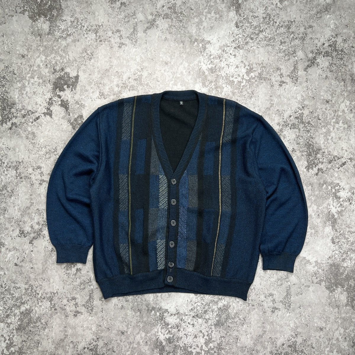 Vintage Vintage Knit Cardigan Sweater Size US XXL / EU 58 / 5 - 1 Thumbnail