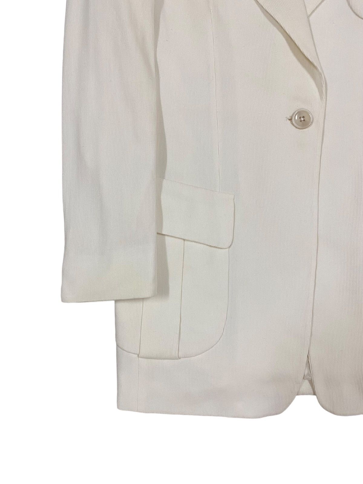 Gucci Vtg🔥Archive Gucci Blazers White Single Breasted Size 40S - 8 Thumbnail