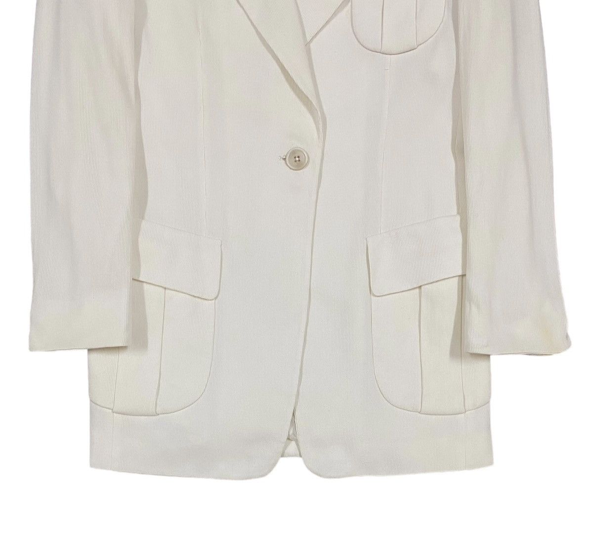 Gucci Vtg🔥Archive Gucci Blazers White Single Breasted Size 40S - 5 Thumbnail