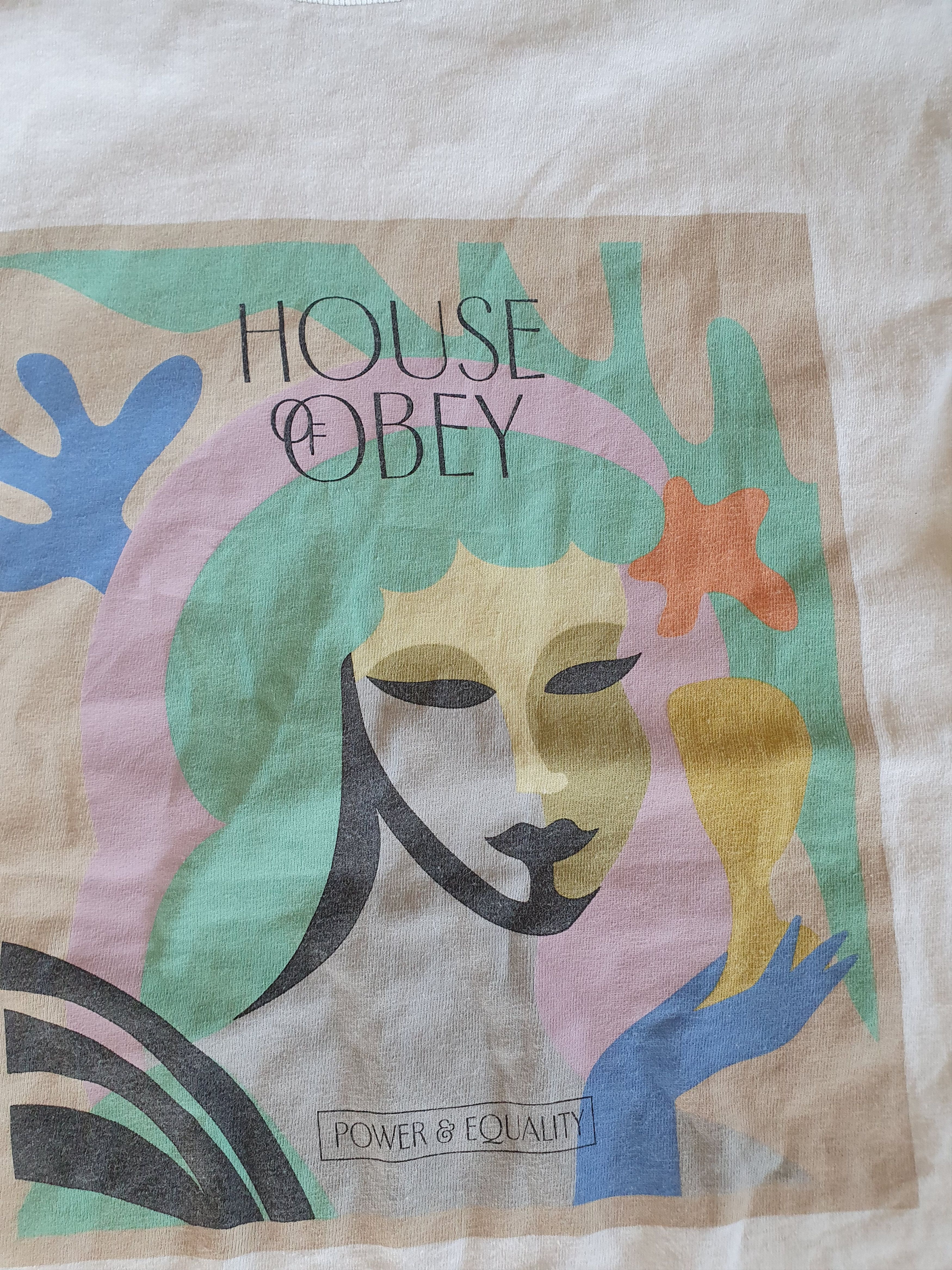 Obey OBEY House Of Obey Power & Equality t-shirt sz S Size US S / EU 44-46 / 1 - 6 Thumbnail