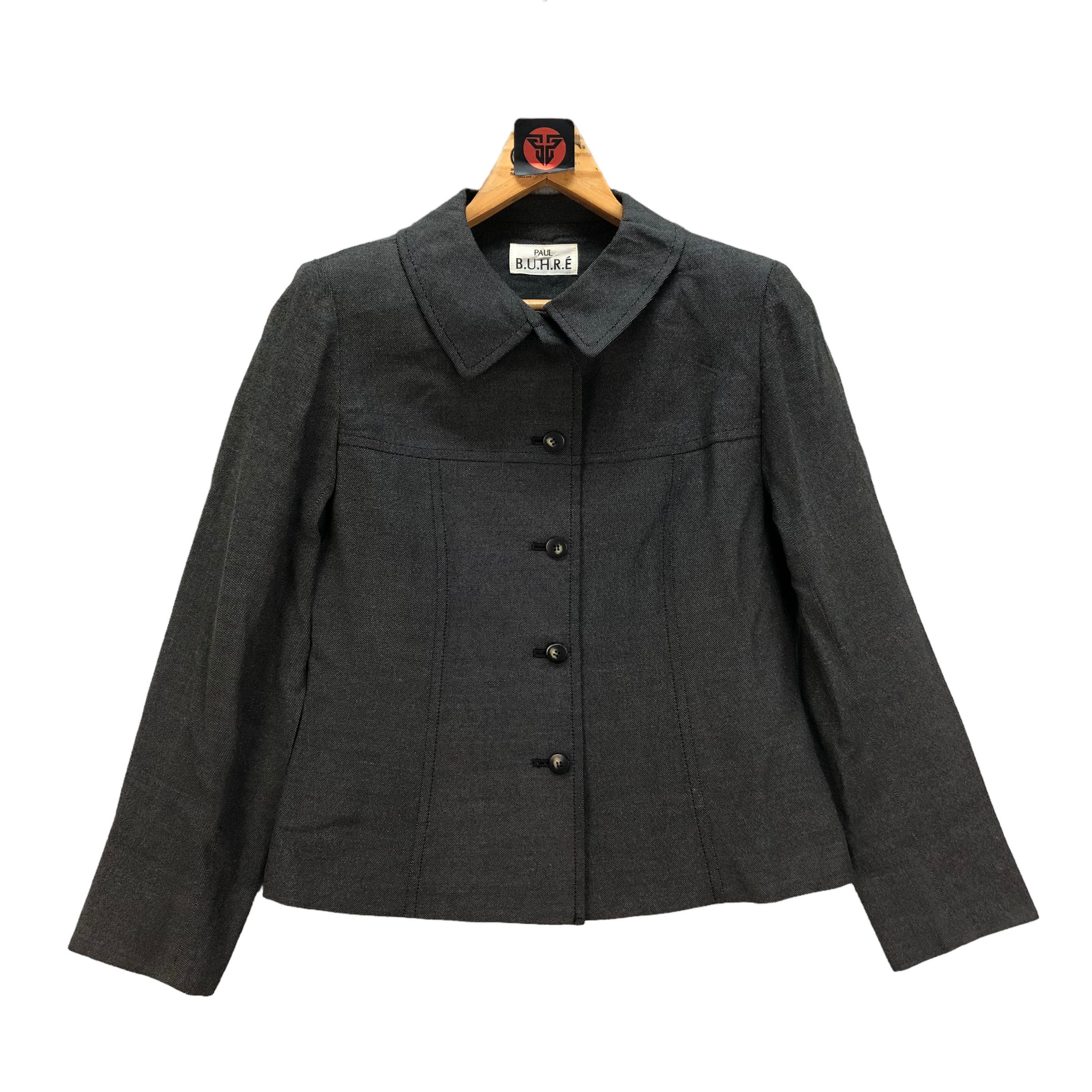 Japanese Brand PAUL B.U.H.R.E CROPPED COAT JACKET #6884-98 Size S / US 4 / IT 40 - 1 Thumbnail