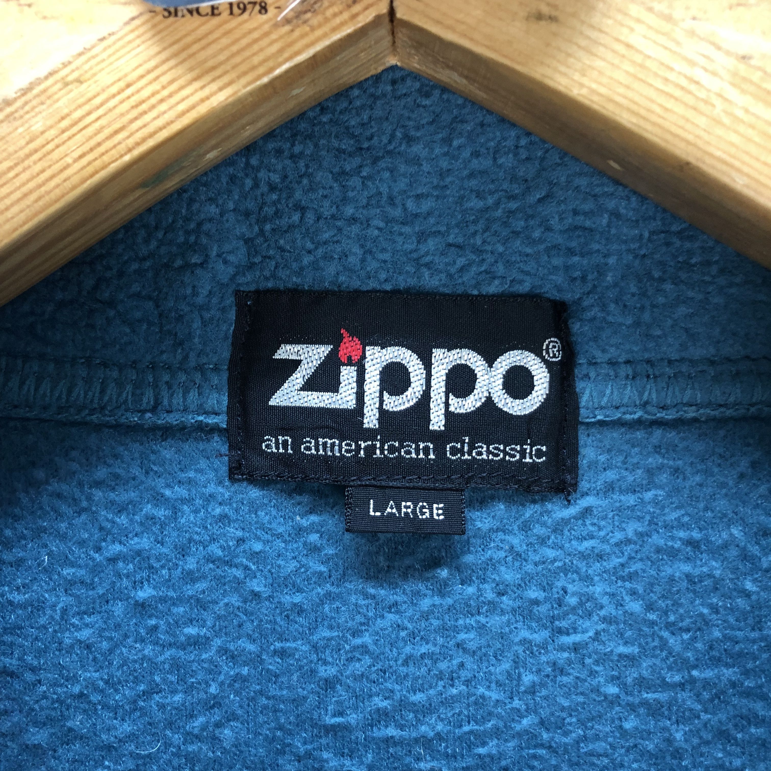 Zippo ZIPPO HALF ZIP TURTLE NECK FLEECE # Size US L / EU 52-54 / 3 - 9 Thumbnail