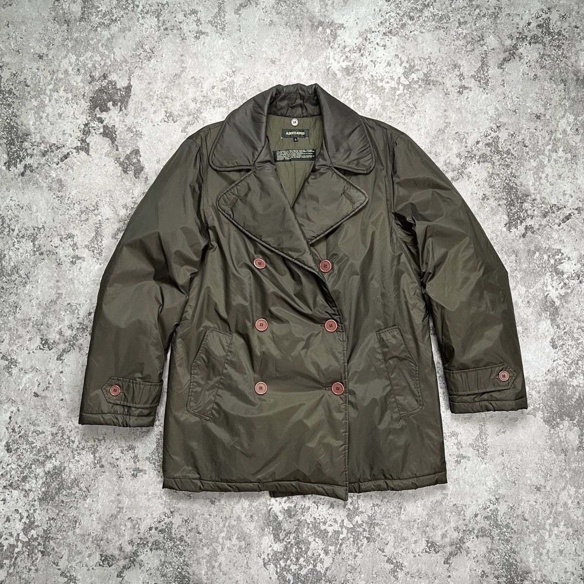 Vintage Aspesi Nylon Double Breasted Coat