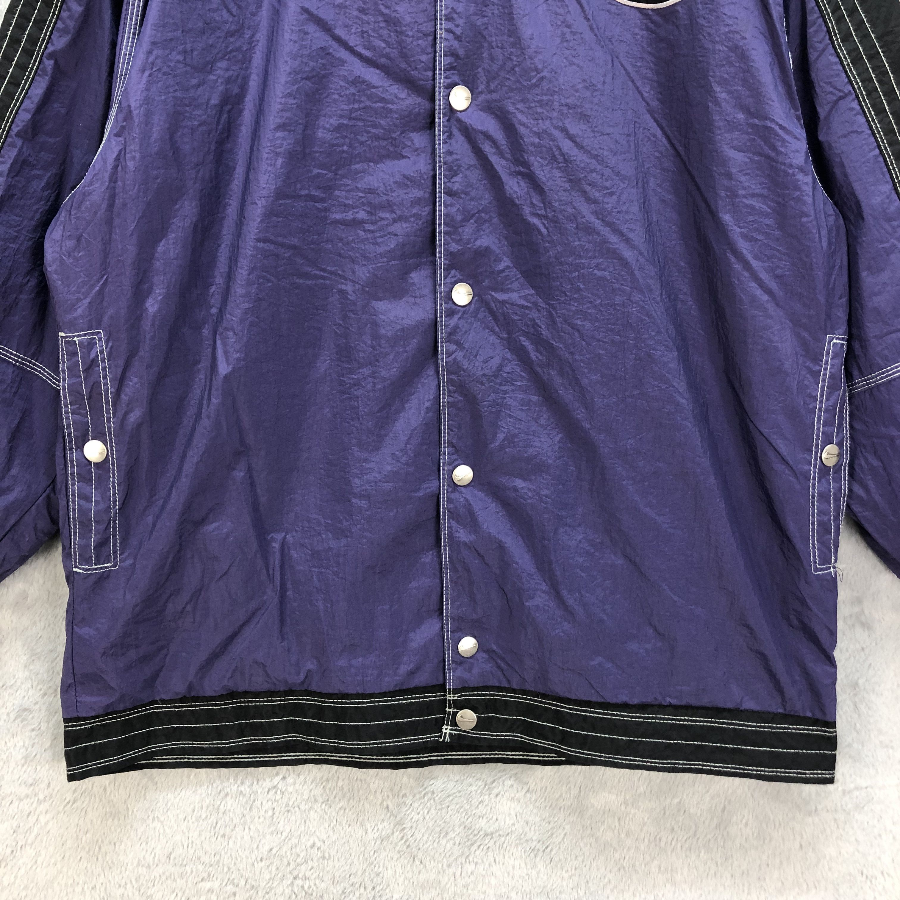 Nike NIKE BACK SWOOSH HOODED PURPLE LIGHT JACKET #6895-100 Size US M / EU 48-50 / 2 - 3 Thumbnail