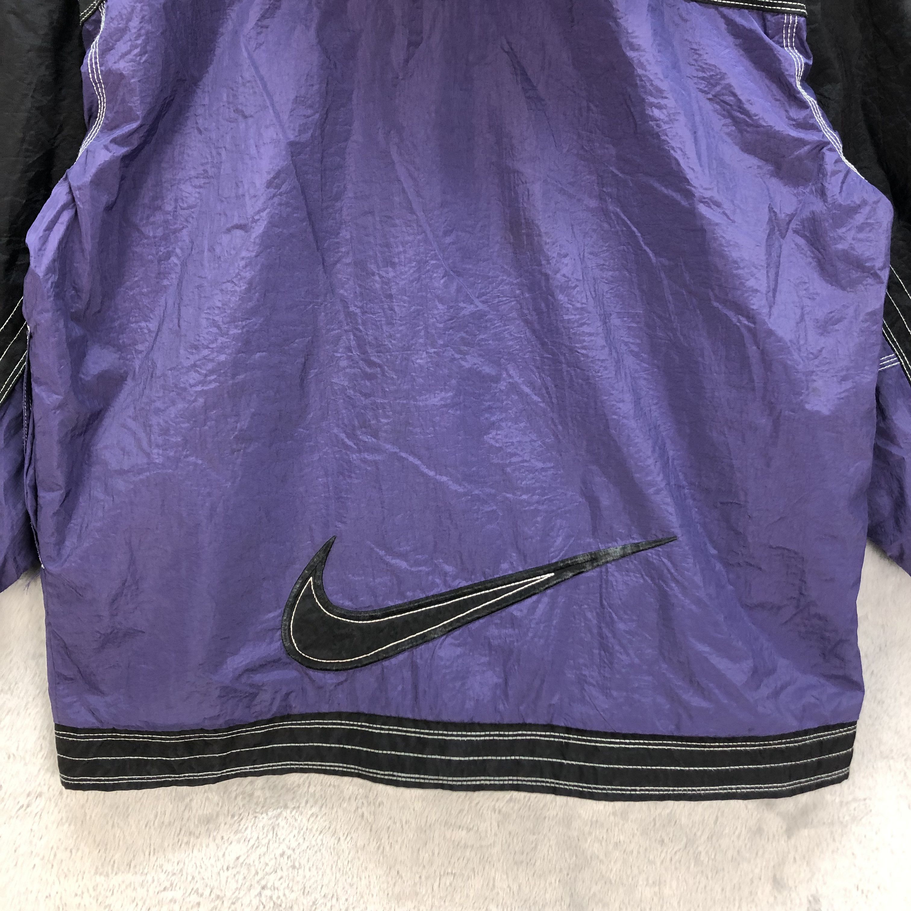 Nike NIKE BACK SWOOSH HOODED PURPLE LIGHT JACKET #6895-100 Size US M / EU 48-50 / 2 - 11 Thumbnail