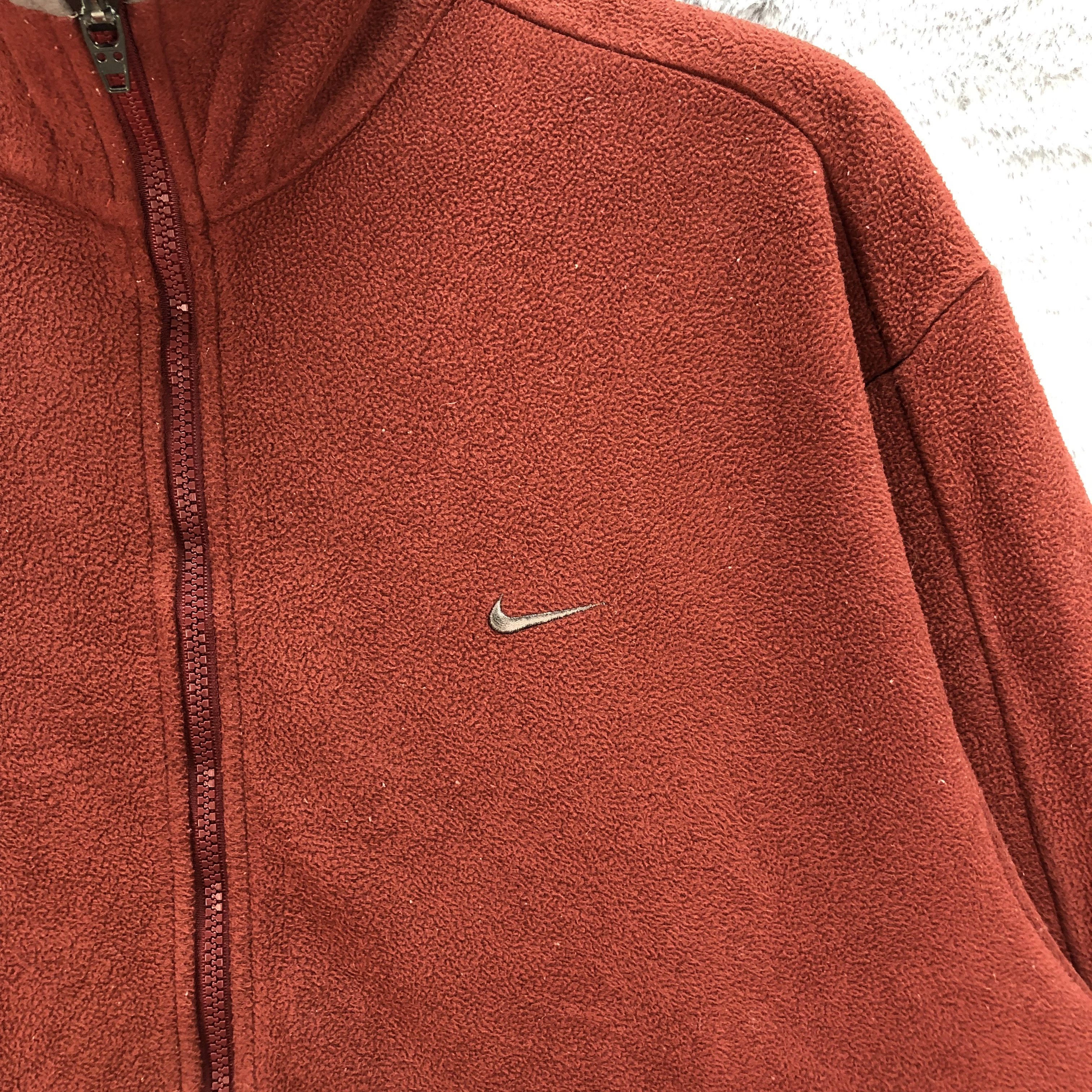 Nike NIKE ORANGE FLEECE JACKET #6896-100 Size US L / EU 52-54 / 3 - 3 Thumbnail