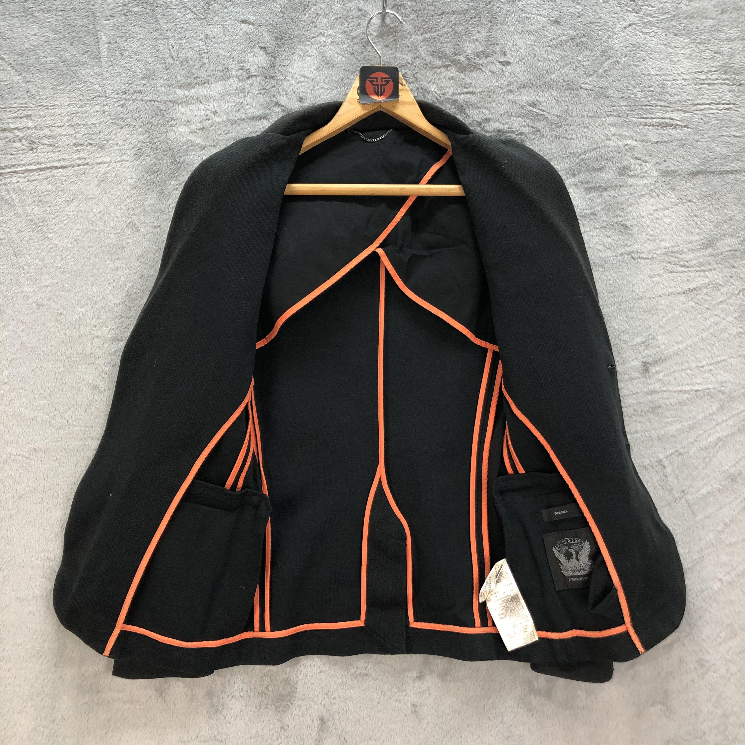 Diesel DIESEL CASUAL JACKET / BLAZERS #6897-100 Size US S / EU 44-46 / 1 - 7 Thumbnail