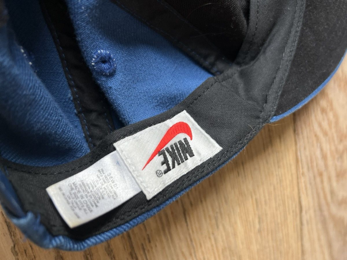 Nike × Vintage Vintage 90s Nike Hologram Swoosh Hat Fits Small Rare 1998 Size ONE SIZE - 4 Thumbnail