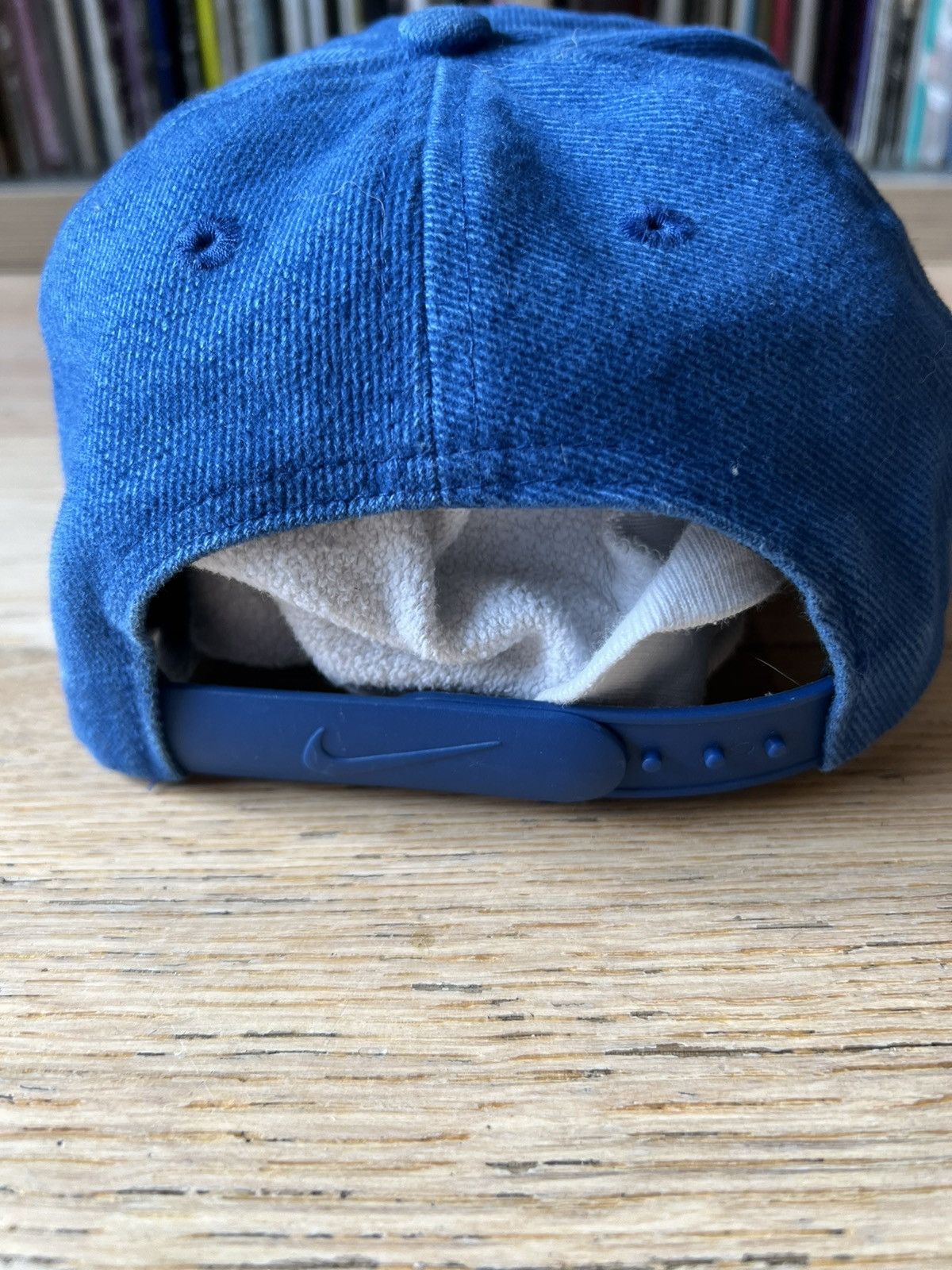 Nike × Vintage Vintage 90s Nike Hologram Swoosh Hat Fits Small Rare 1998 Size ONE SIZE - 5 Thumbnail