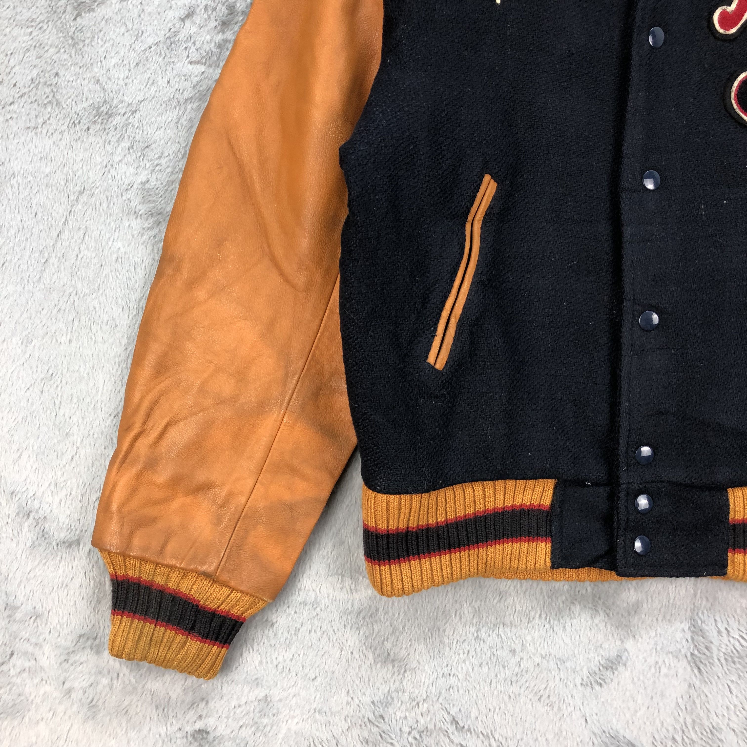 Other BULLDOGS BIG LOGO WOOL LEATHER VARSITY JACKET #4784-169 Size US M / EU 48-50 / 2 - 9 Thumbnail