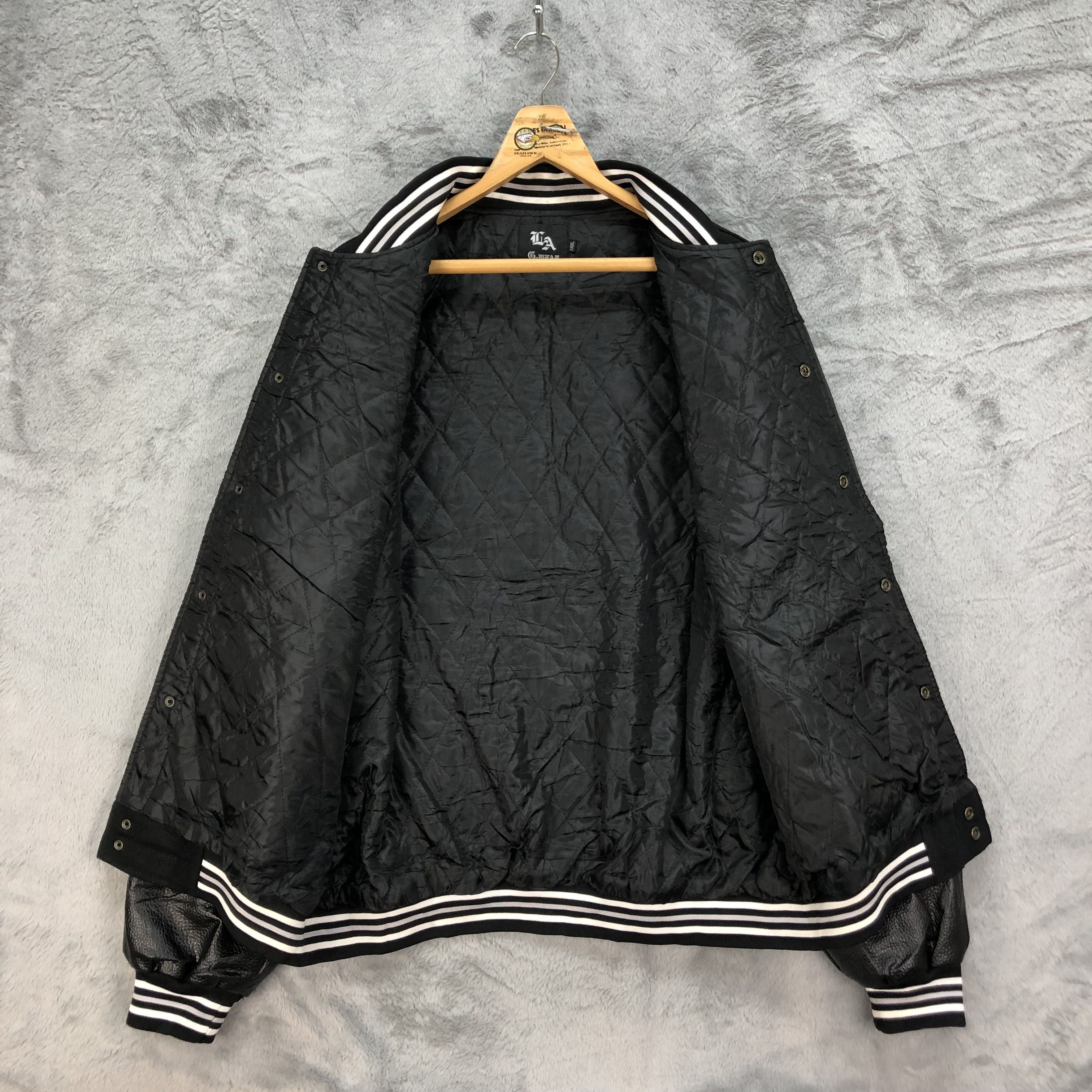Other LA G-WEAR VARSITY JACKET BIG SIZE XXXL #4833-172 Size US XXL / EU 58 / 5 - 6 Thumbnail