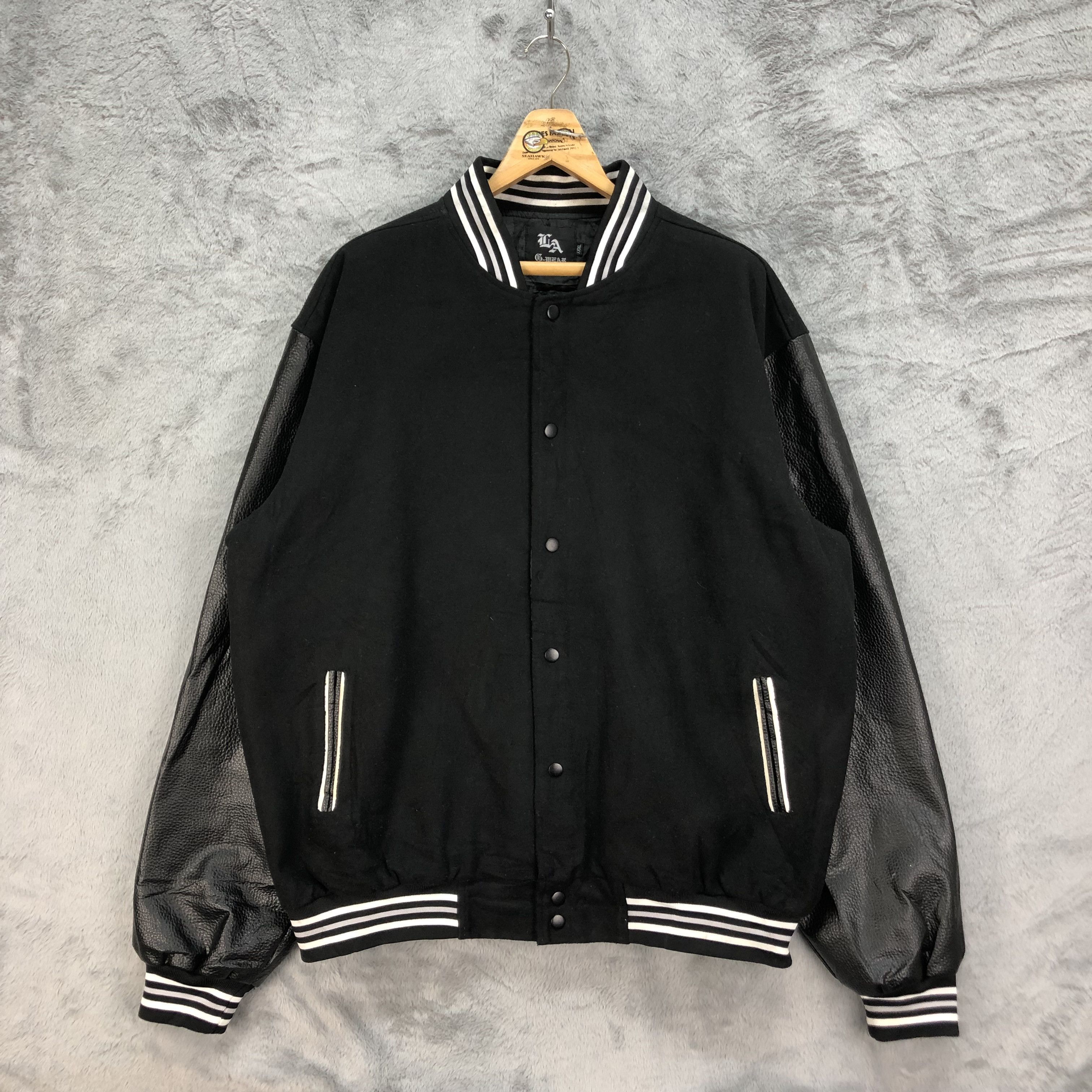 Other LA G-WEAR VARSITY JACKET BIG SIZE XXXL #4833-172 Size US XXL / EU 58 / 5 - 1 Thumbnail