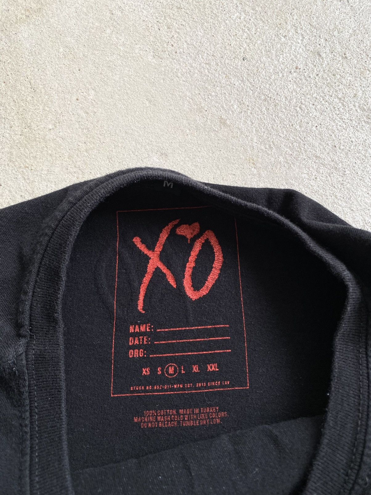 Band Tees The Weeknd Starboy World Tour T Shirt XO 2017 Size US M / EU 48-50 / 2 - 8 Thumbnail