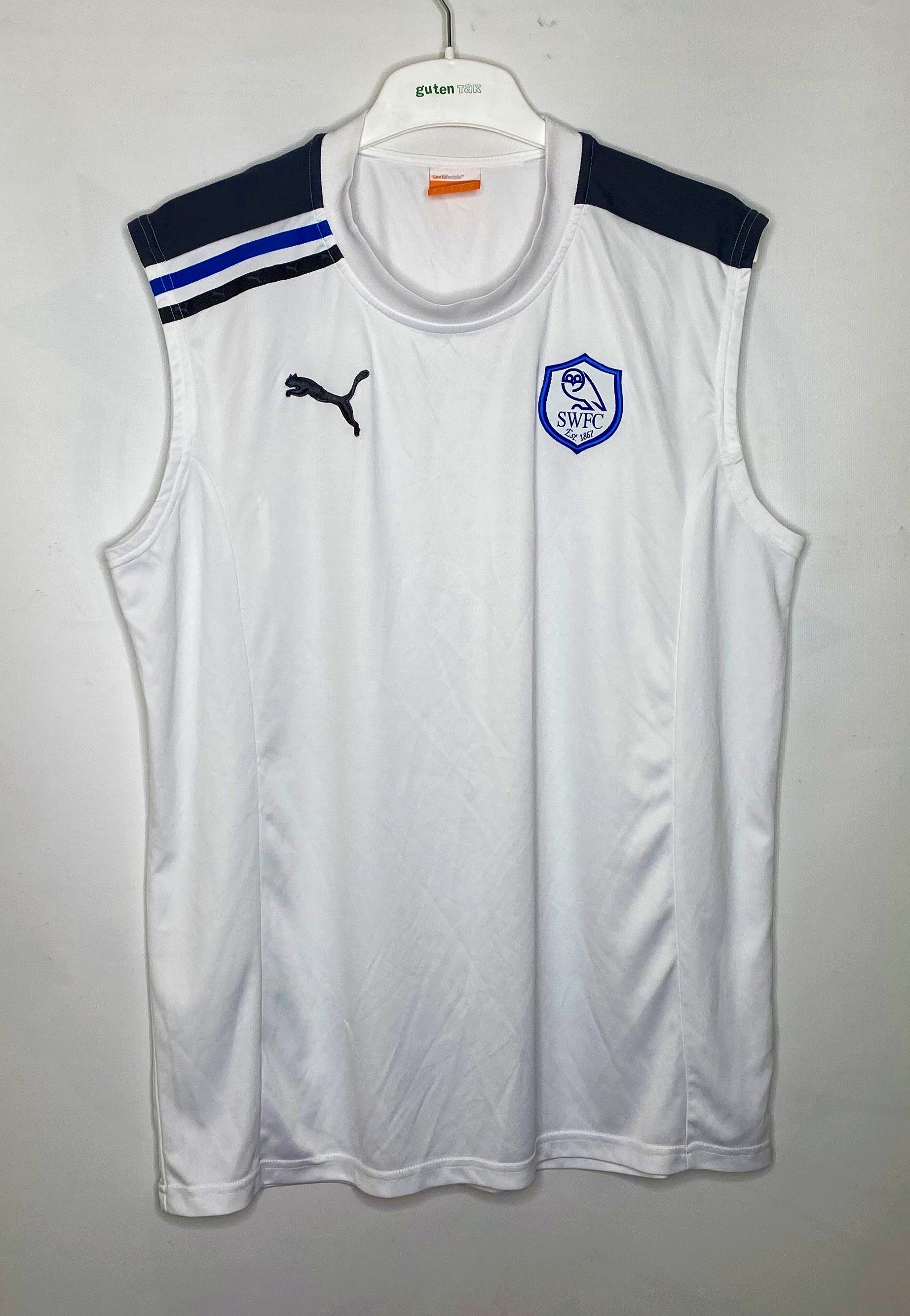 Puma SHEFFIELD WEDNESDAY 2015 TRAINING FOOTBALL SHIRT SOCCER Size US L / EU 52-54 / 3 - 1 Thumbnail