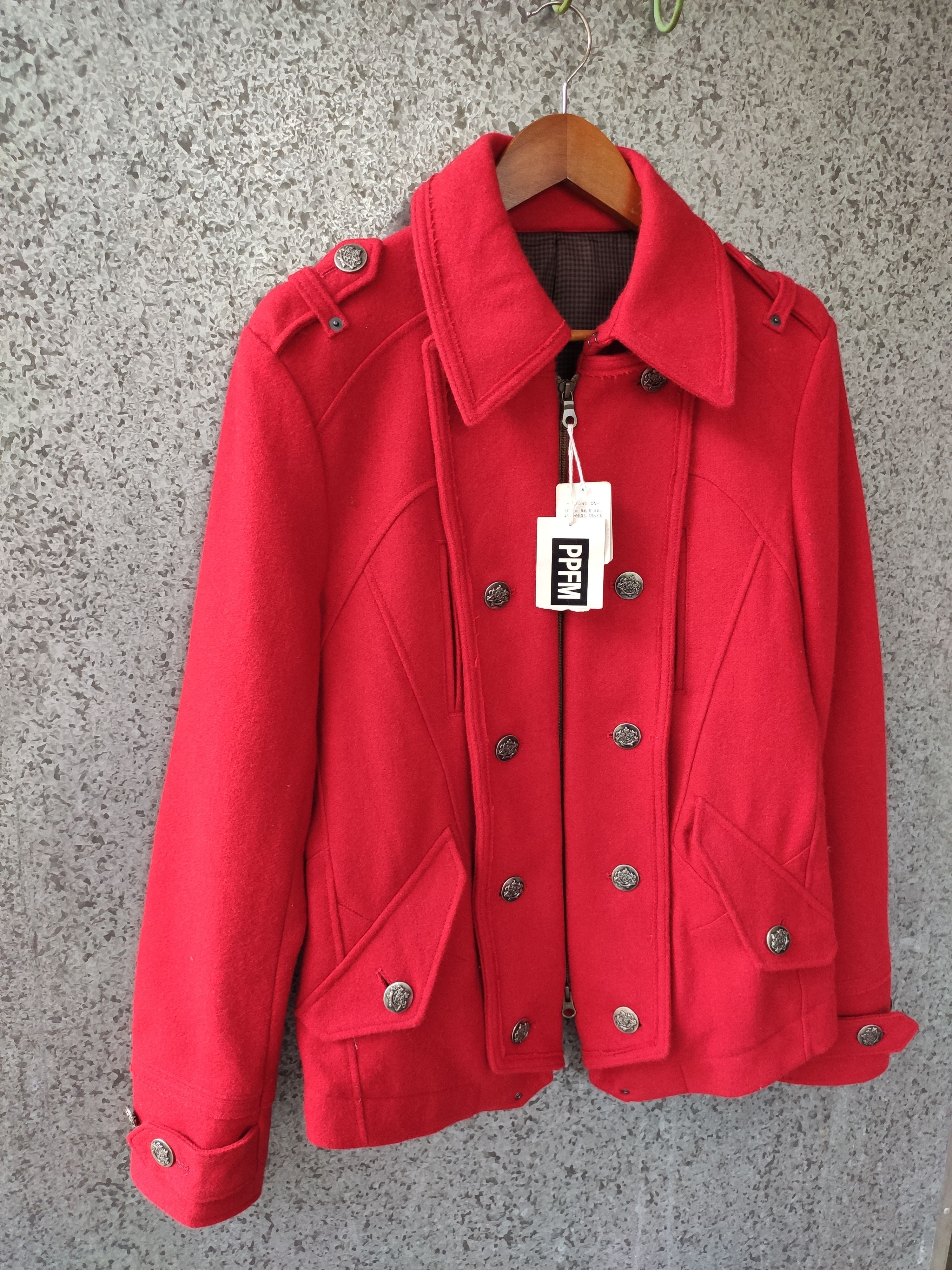 PPFM PPFM jacket seditionaries wool jacket if six was nine Size US M / EU 48-50 / 2 - 3 Thumbnail