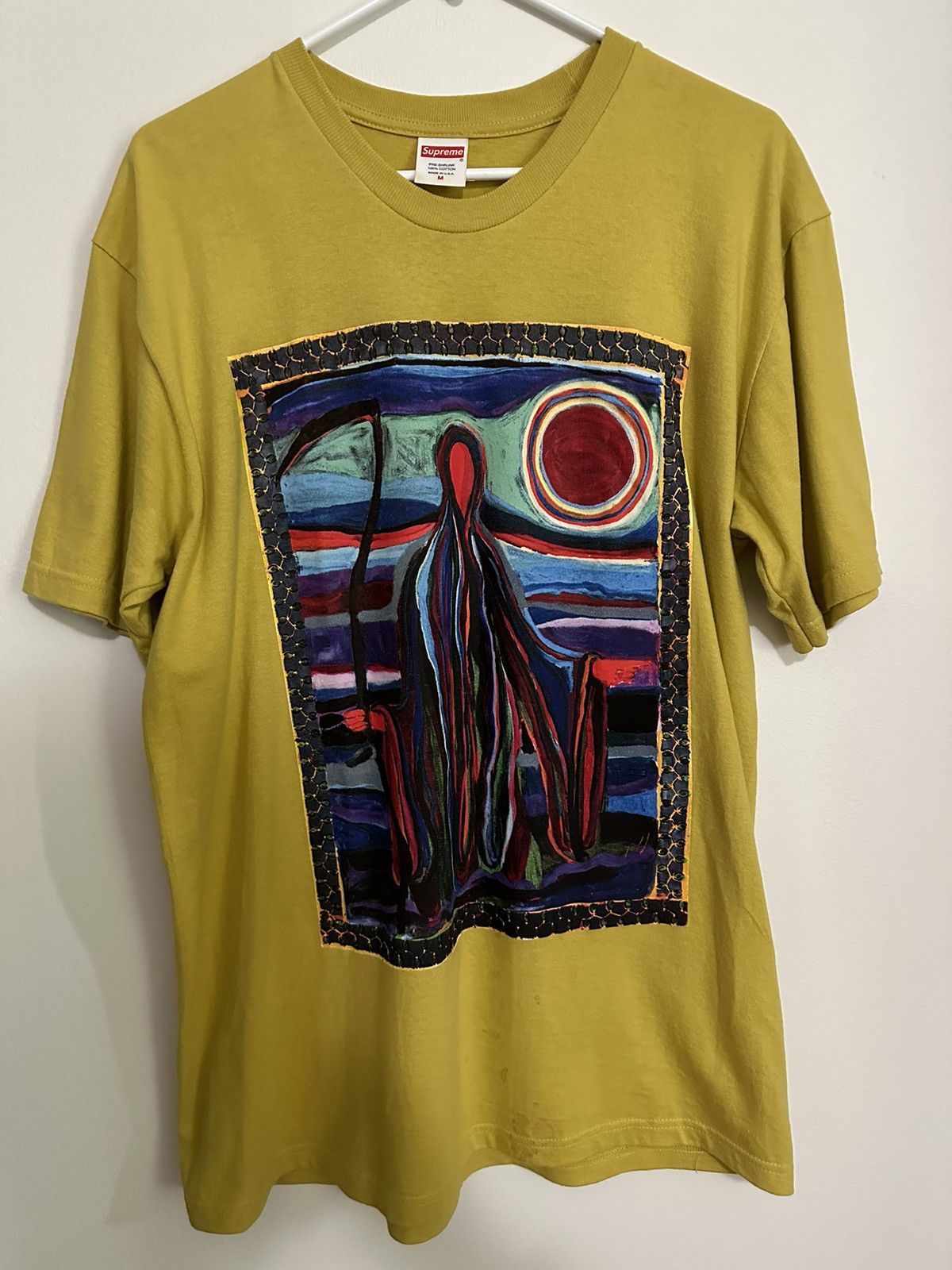 Tシャツ・カットソー Supreme Reaper T-Shirt Acid Yellow Supreme Supreme Reaper Tee | Grailed