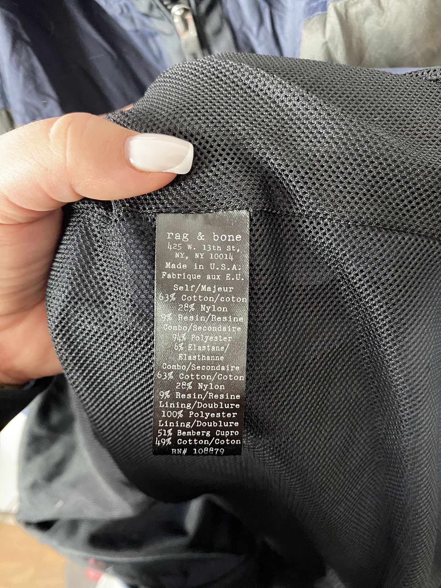 Rag & Bone Rag & Bone water repellent light jacket Size US S / EU 44-46 / 1 - 4 Thumbnail