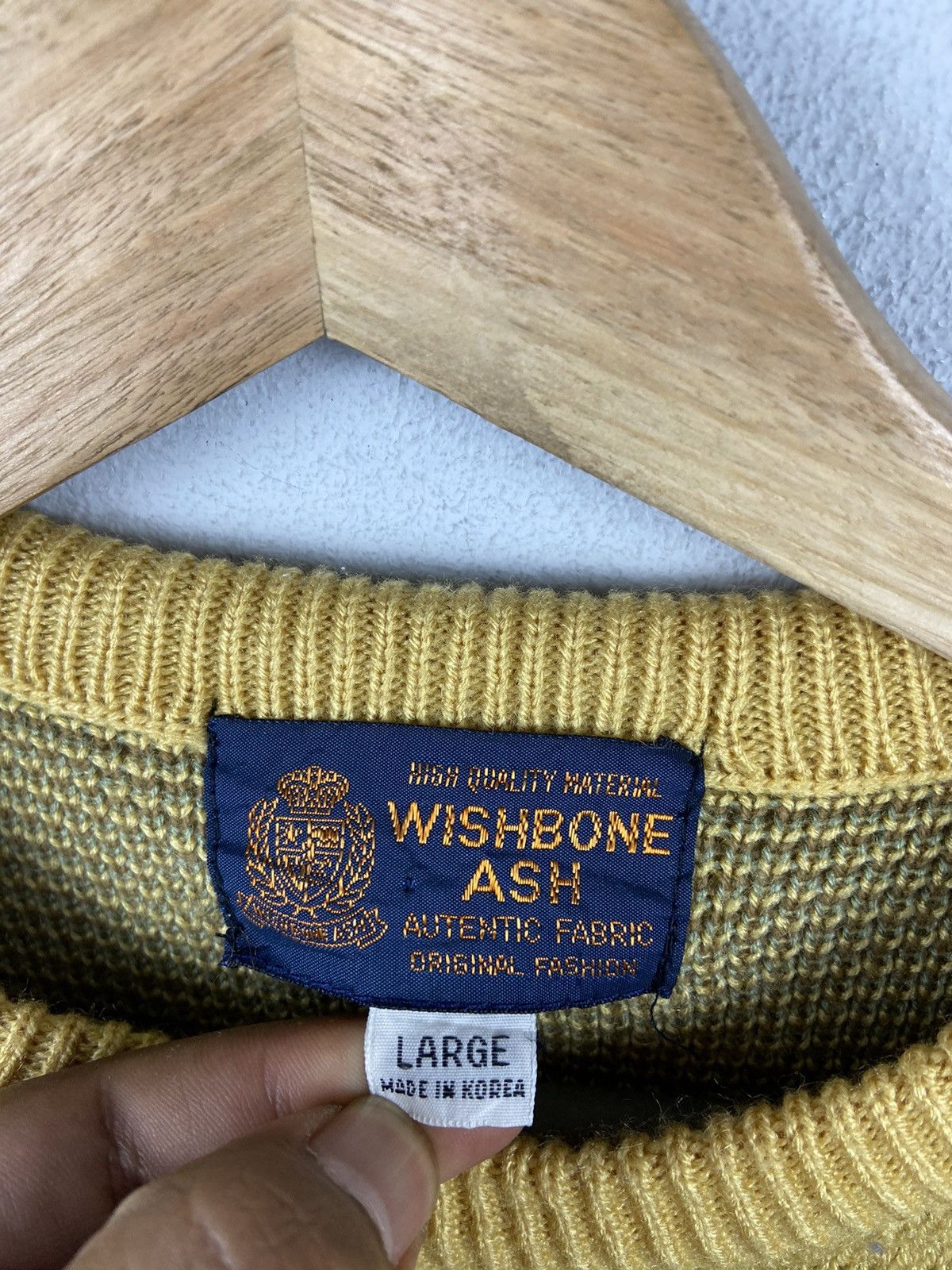 Japanese Brand × Other Rare Design🚀Wishbone Ash Aztec Abstrac Art Design Knitwear Size US L / EU 52-54 / 3 - 7 Thumbnail
