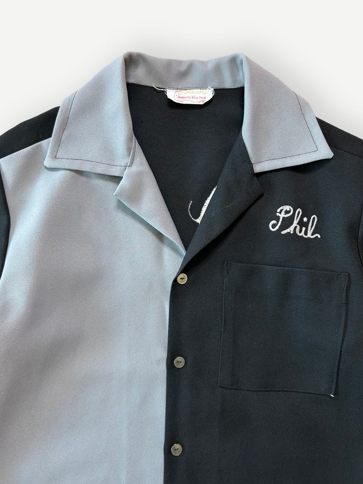 Vintage Vintage 50s/60s Bowling Shirt Button Up Chain Stitch