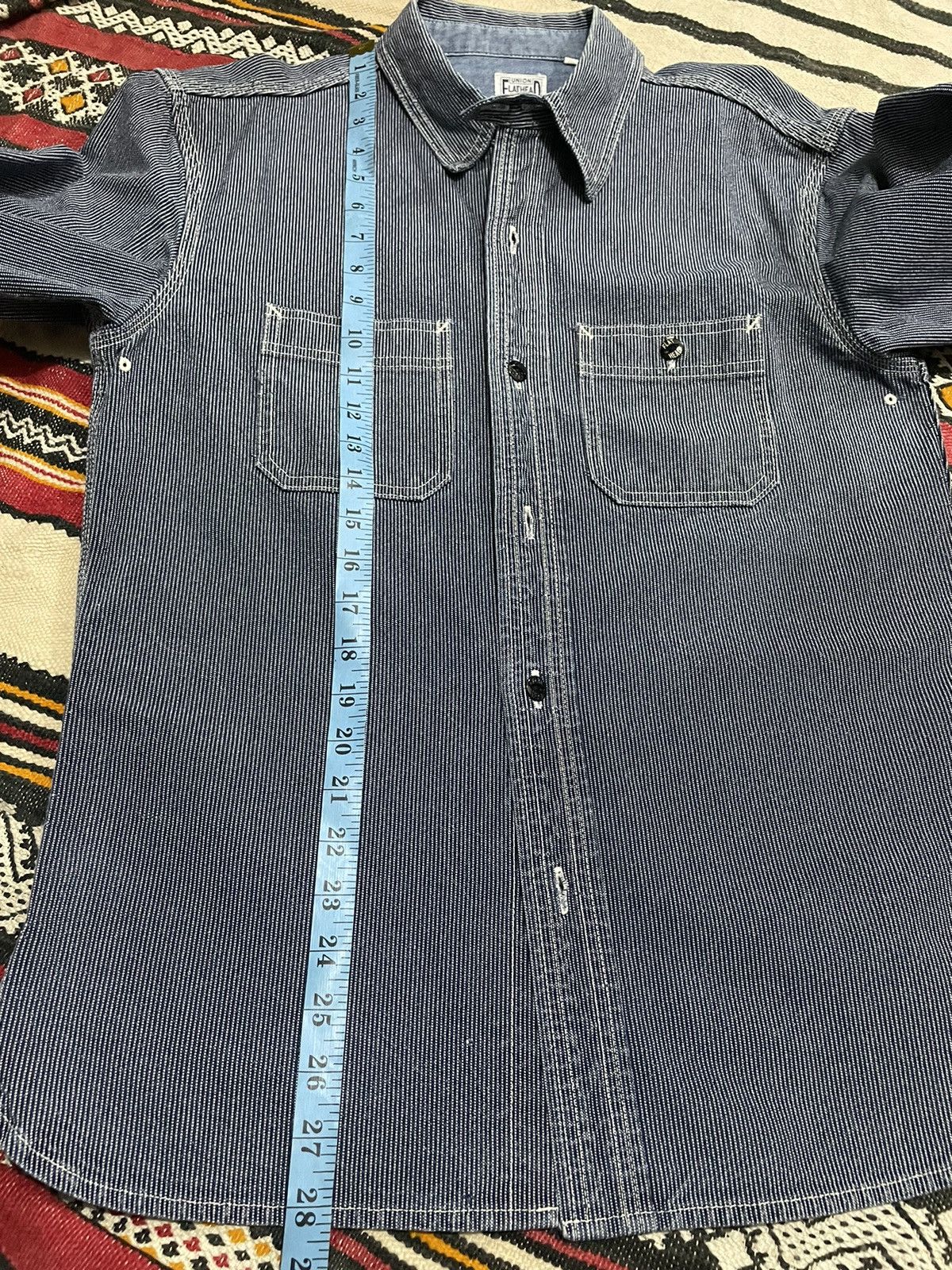 Japanese Brand Vintage The Flat Head Western Shirt Selvage Size US M / EU 48-50 / 2 - 14 Thumbnail