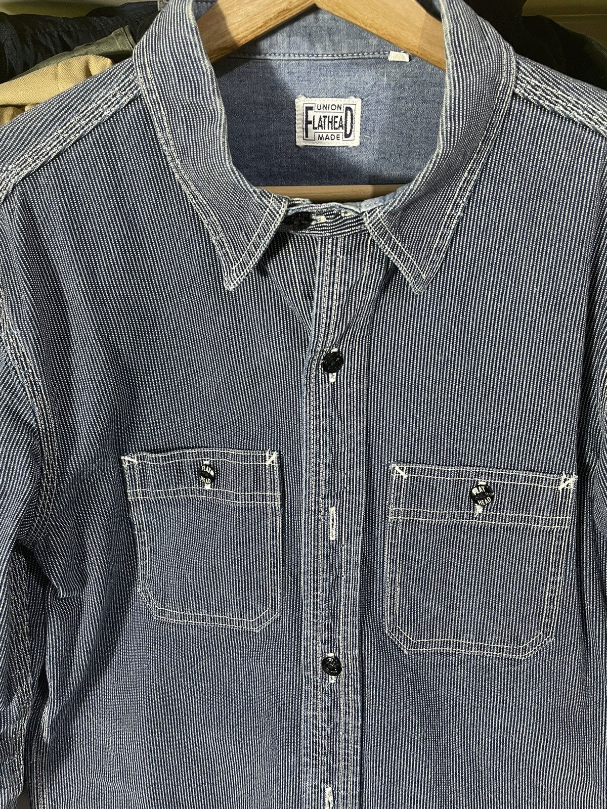 Japanese Brand Vintage The Flat Head Western Shirt Selvage Size US M / EU 48-50 / 2 - 3 Thumbnail