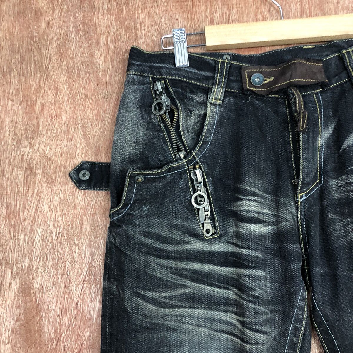 Japanese Brand × Seditionaries Semantic Design Bondage Flare Denim Size 31" - 8 Thumbnail