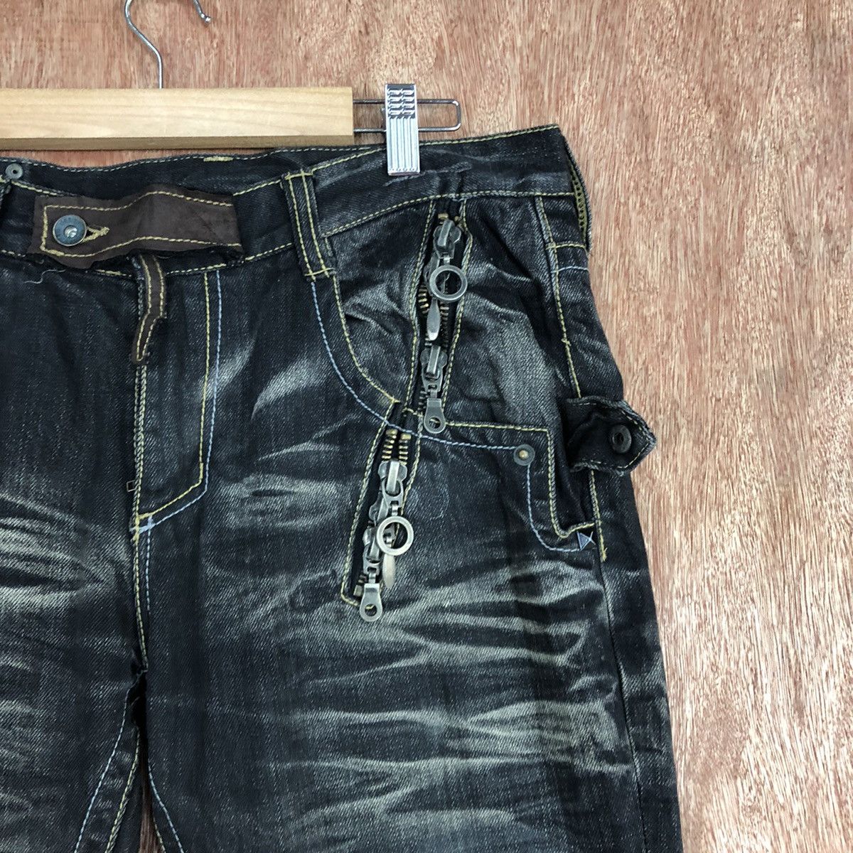 Japanese Brand × Seditionaries Semantic Design Bondage Flare Denim Size 31" - 7 Thumbnail