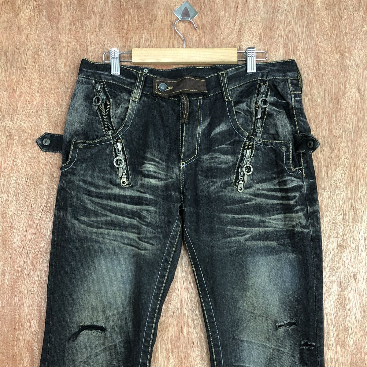 Japanese Brand × Seditionaries Semantic Design Bondage Flare Denim Size 31" - 2 Thumbnail