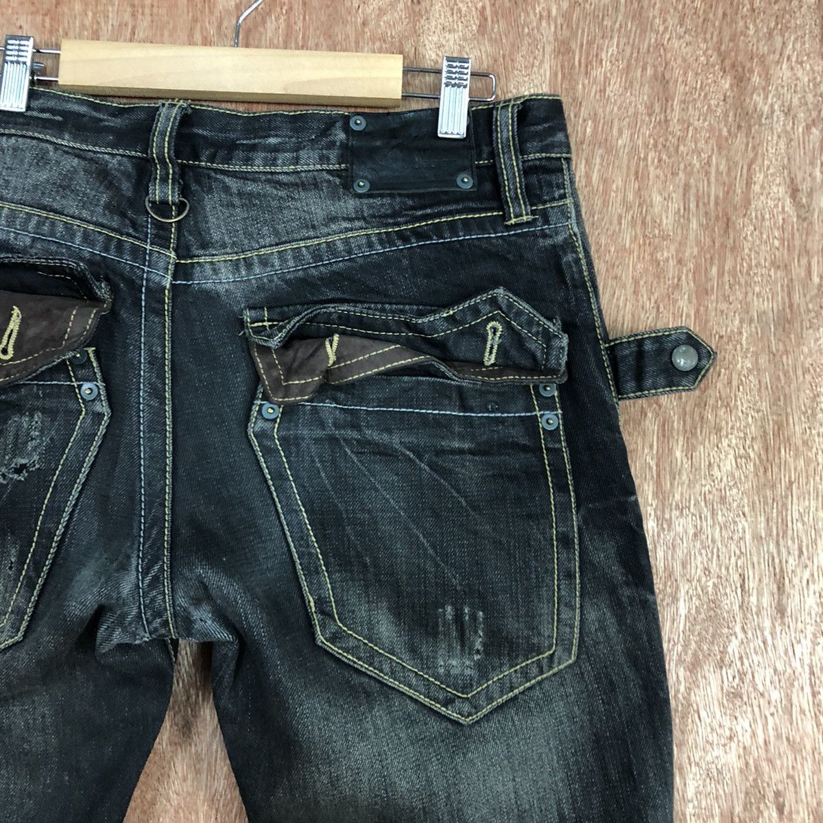 Japanese Brand × Seditionaries Semantic Design Bondage Flare Denim Size 31" - 14 Thumbnail