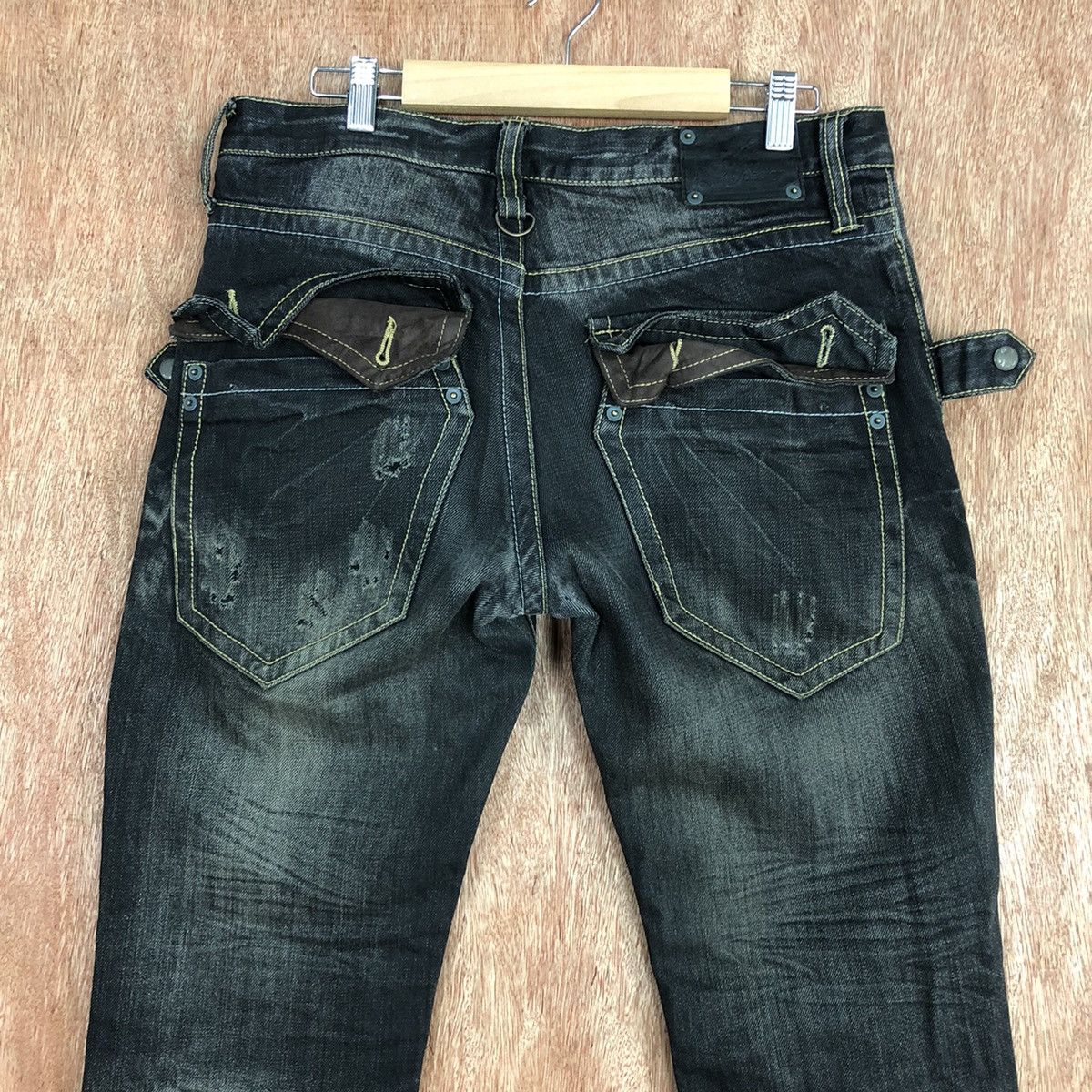 Japanese Brand × Seditionaries Semantic Design Bondage Flare Denim Size 31" - 12 Thumbnail