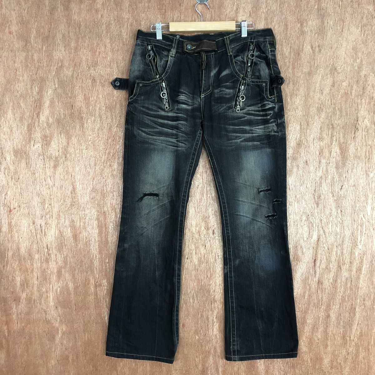 Japanese Brand × Seditionaries Semantic Design Bondage Flare Denim Size 31" - 1 Thumbnail