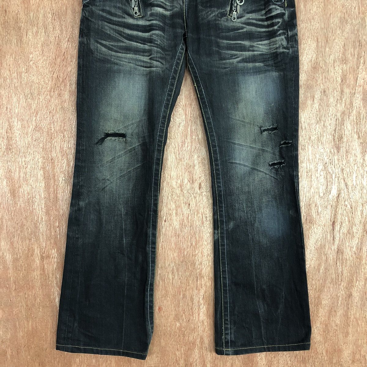 Japanese Brand × Seditionaries Semantic Design Bondage Flare Denim Size 31" - 3 Thumbnail