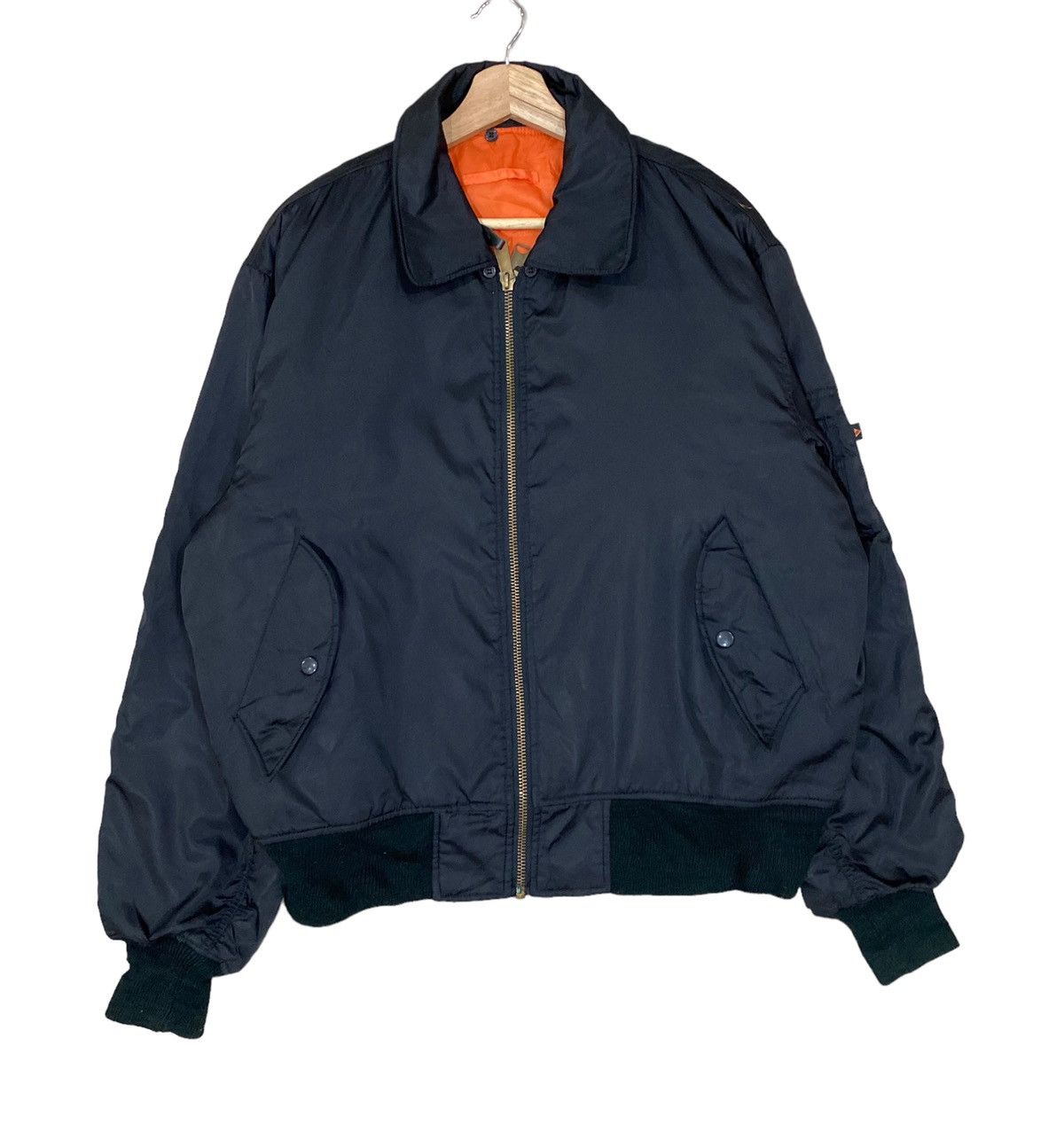 🌟VTG USAF TYPE MA-2 FLYERS BOMBER JACKET