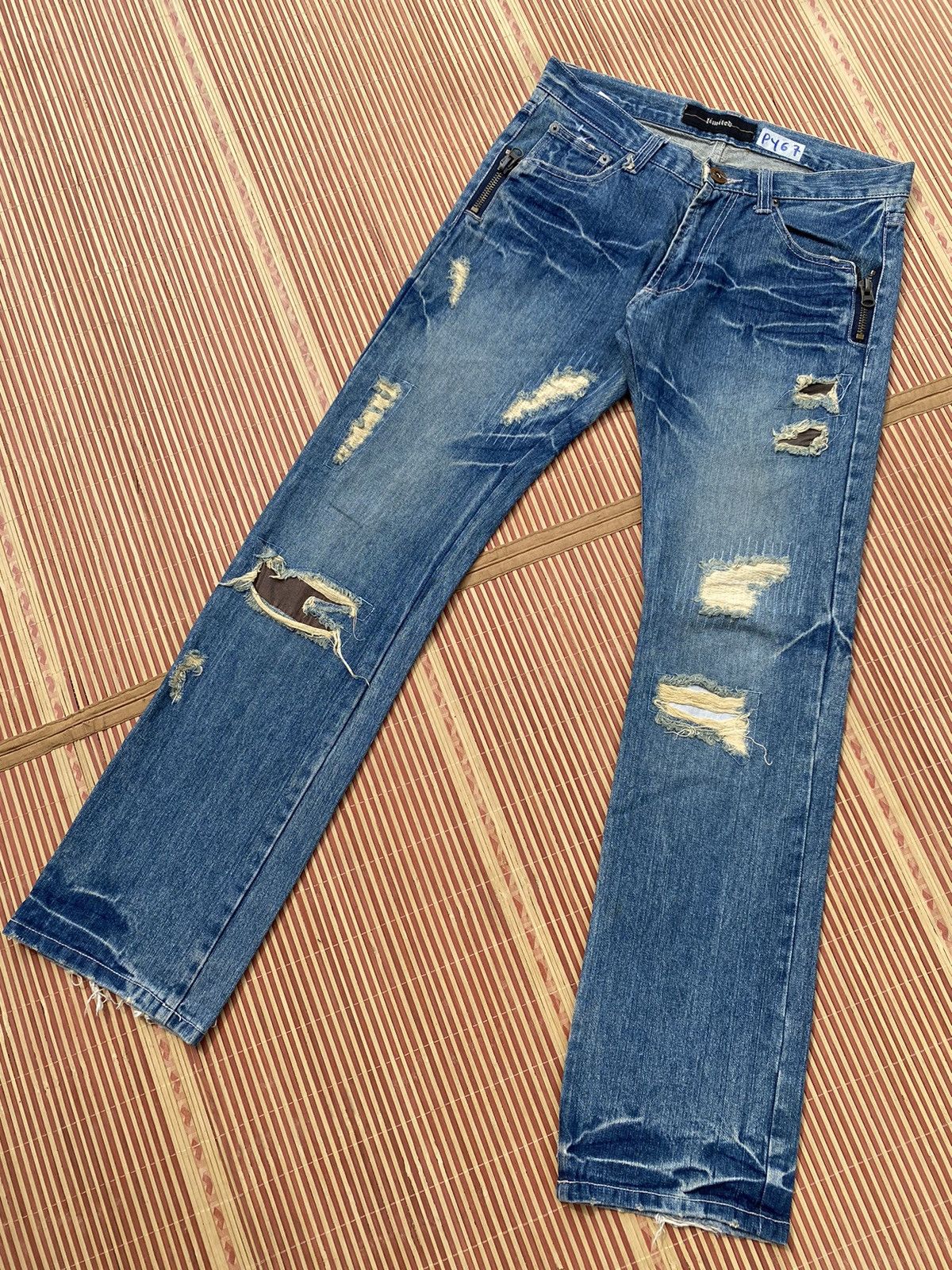 Japanese Brand Vintage Limited Distressed Pant Size US 31 - 1 Thumbnail