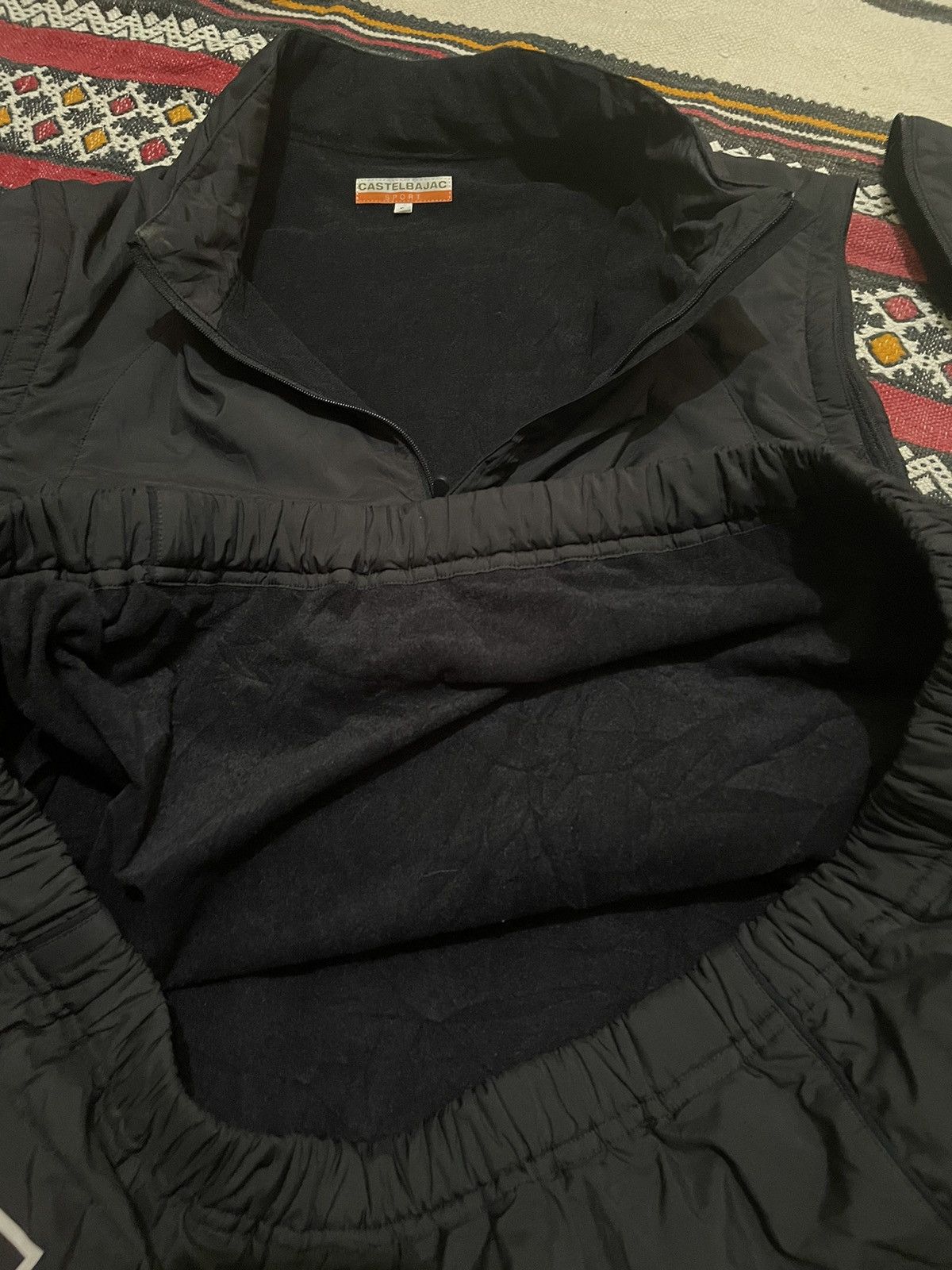 Japanese Brand The Castlebajac Two Ways Bomber Jacket Fleece Inside Size US L / EU 52-54 / 3 - 7 Thumbnail