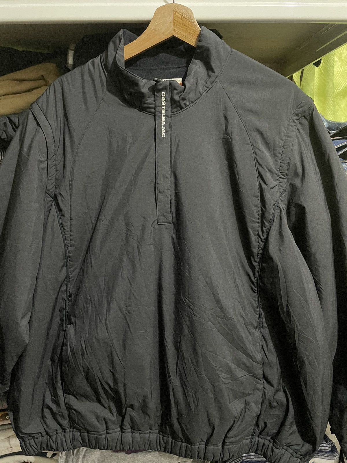 Japanese Brand The Castlebajac Two Ways Bomber Jacket Fleece Inside Size US L / EU 52-54 / 3 - 2 Thumbnail