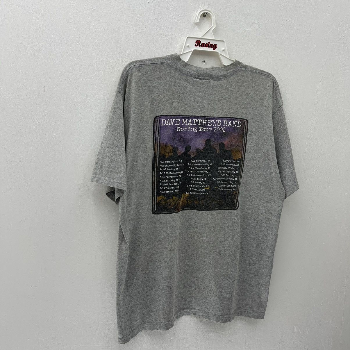 Band Tees × Vintage Vintage 90s Band T-Shirt DAVE MATTHEWS BAND Spring Tour 2002 Size US L / EU 52-54 / 3 - 4 Thumbnail