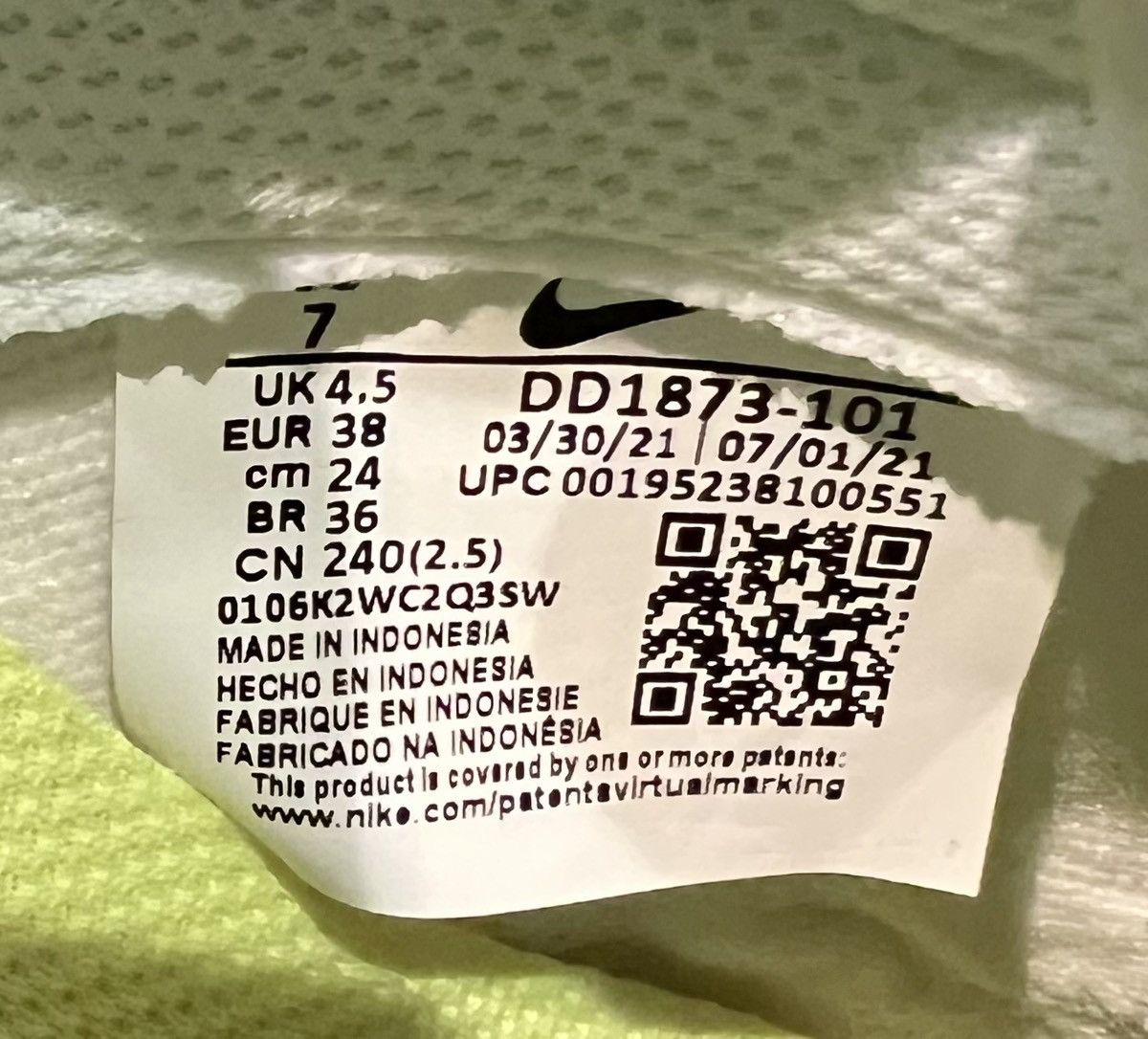 Nike Authentic W Nike Dunk Low Next Nature Sail size 7 Size US 7 / IT 37 - 5 Thumbnail