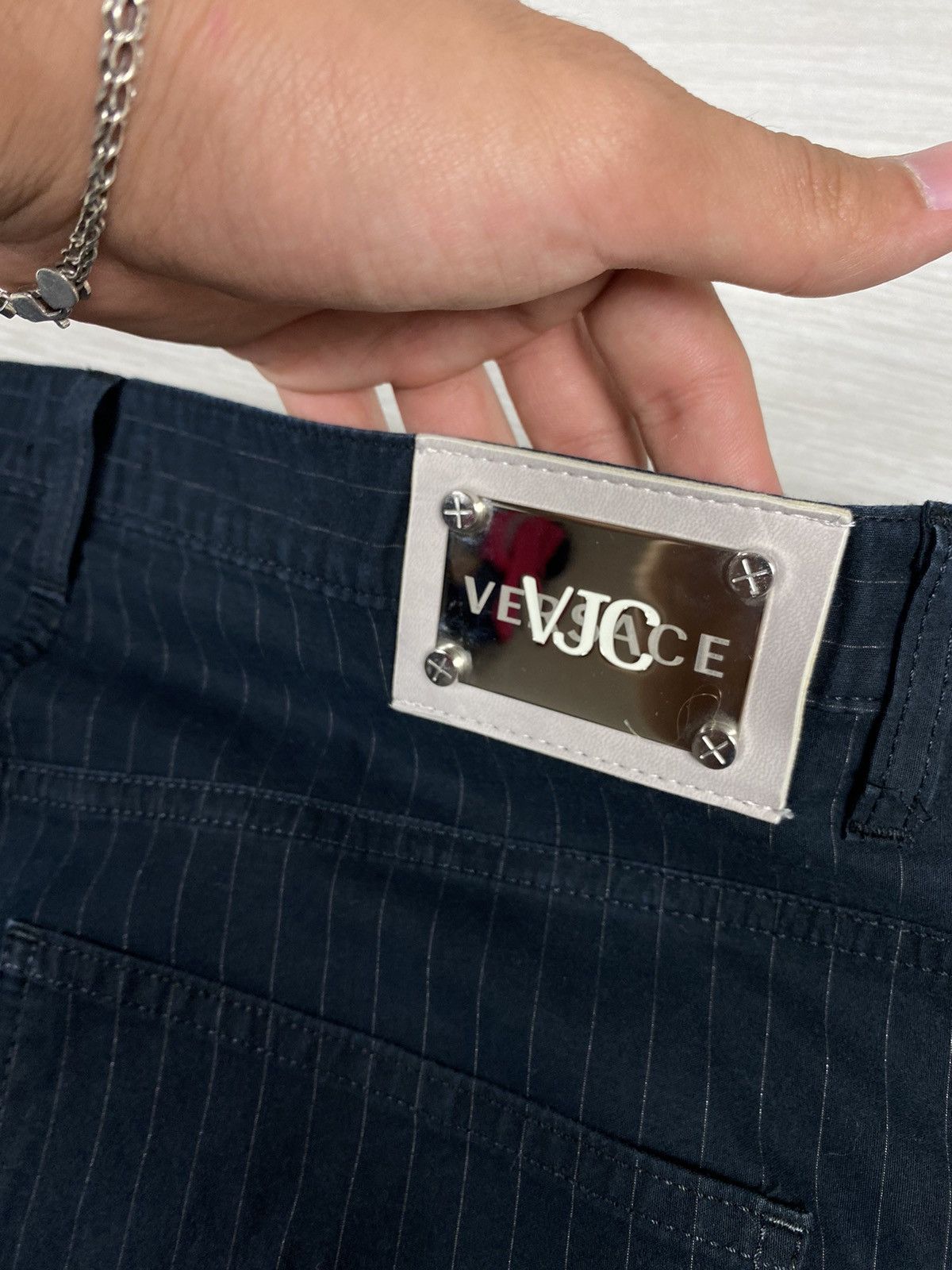 Versace × Versace Jeans Couture Vintage Versace VJS Jeans Couture Man Straight Pants Italy Size US 36 / EU 52 - 7 Thumbnail