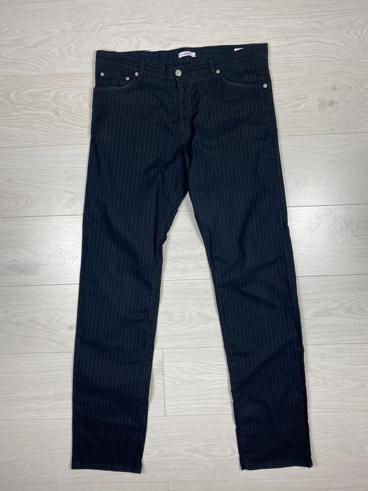 Versace × Versace Jeans Couture Vintage Versace VJS Jeans Couture Man Straight Pants Italy Size US 36 / EU 52 - 2 Thumbnail