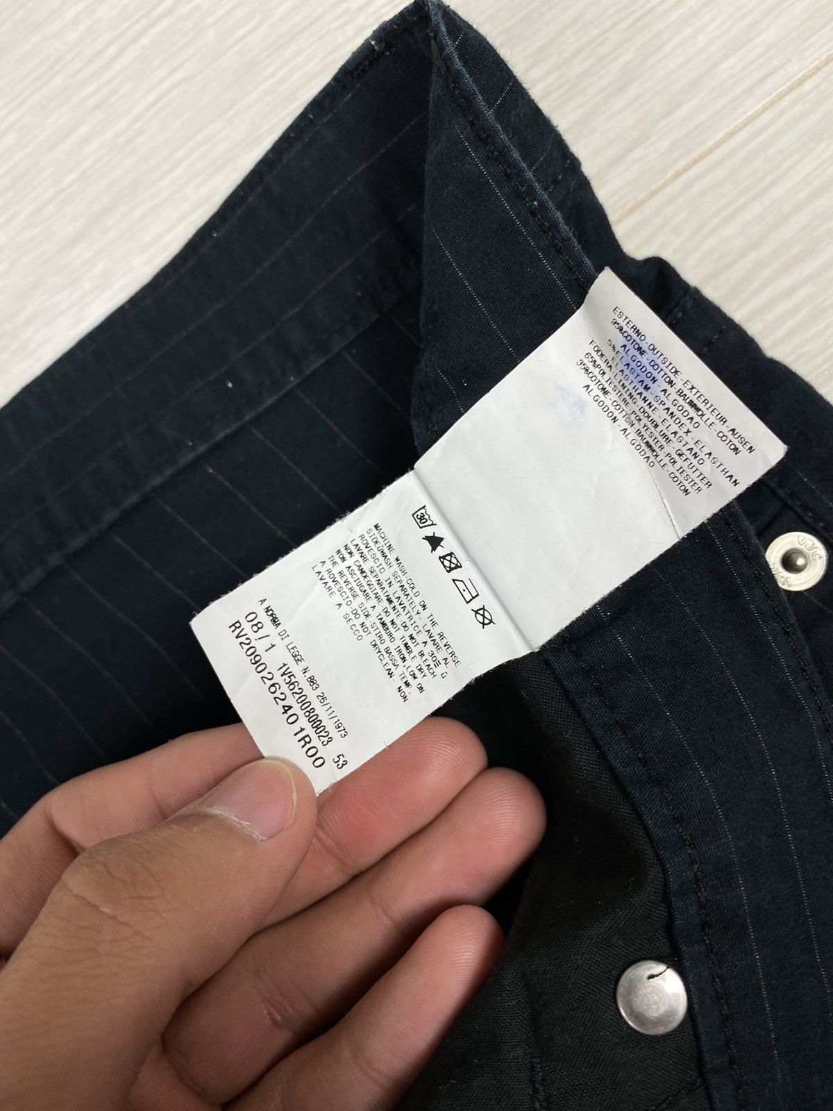 Versace × Versace Jeans Couture Vintage Versace VJS Jeans Couture Man Straight Pants Italy Size US 36 / EU 52 - 11 Thumbnail
