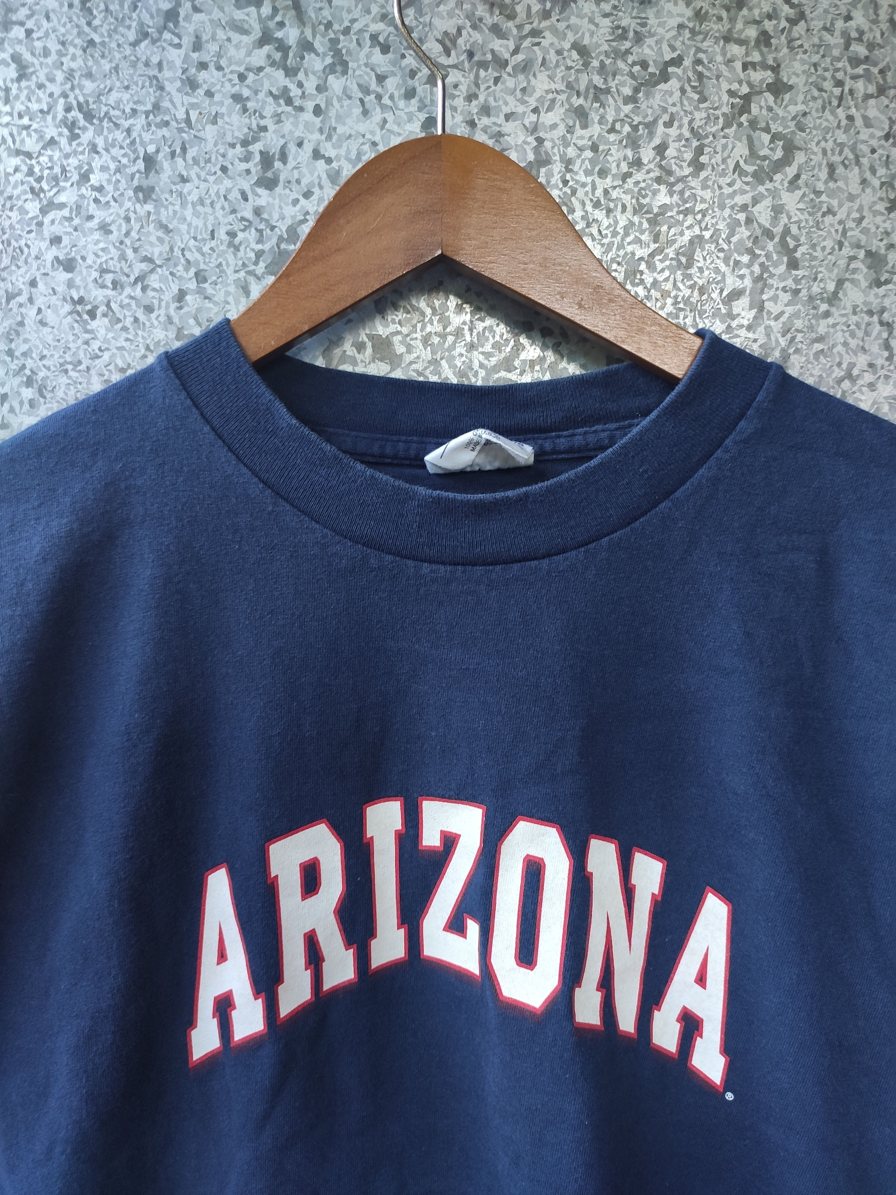 Arizona Jean Co. 🔥 Vintage 90s Vintage Arizona t shirt spell out made in Usa Size US M / EU 48-50 / 2 - 2 Thumbnail